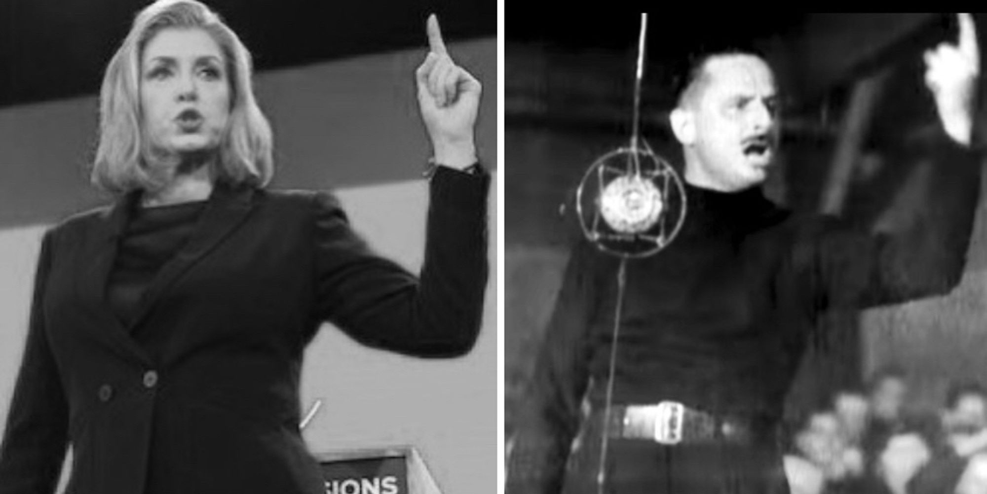 Penny Mordaunt and Oswald Mosley