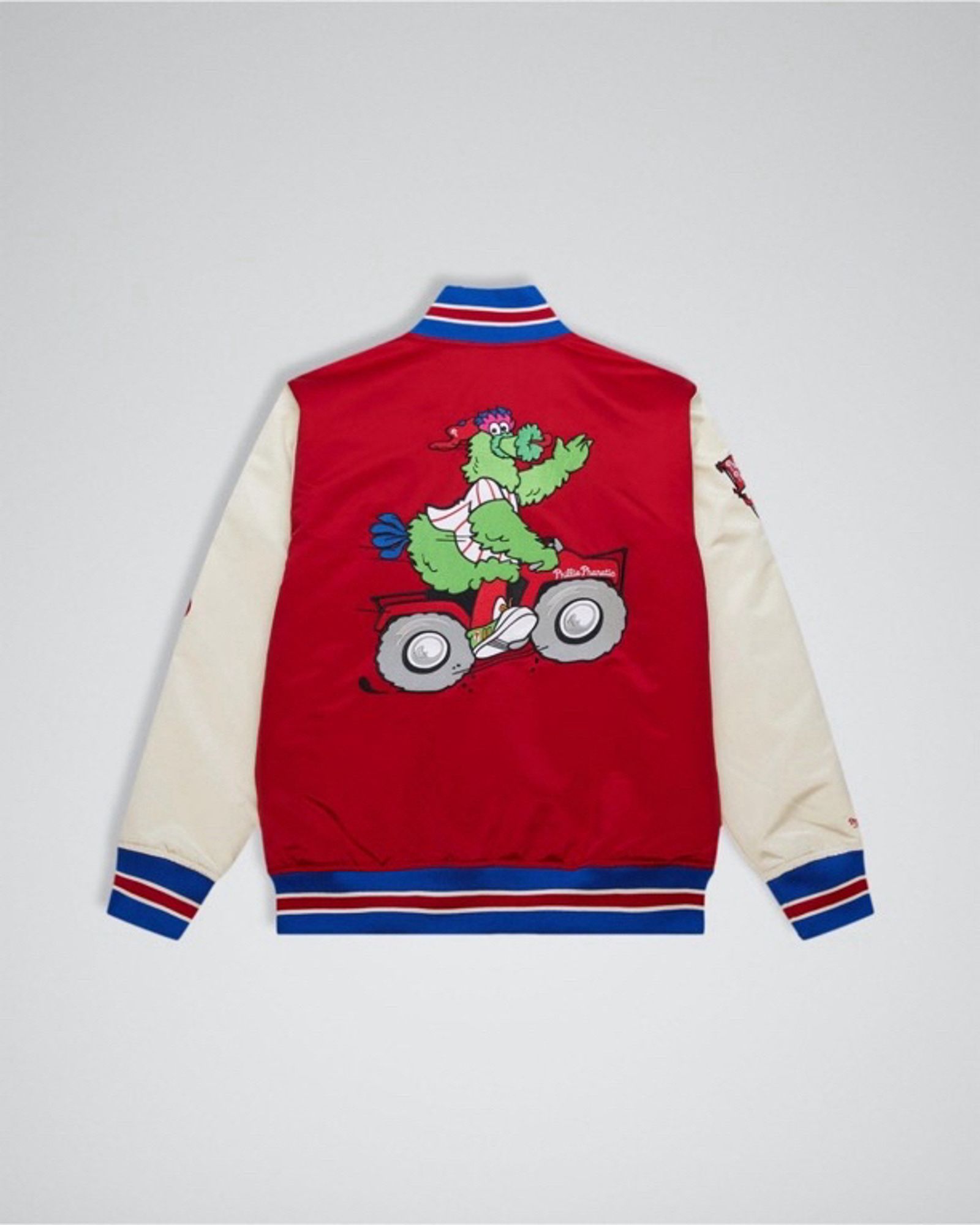 mitchell & ness Phanatic satin jacket back