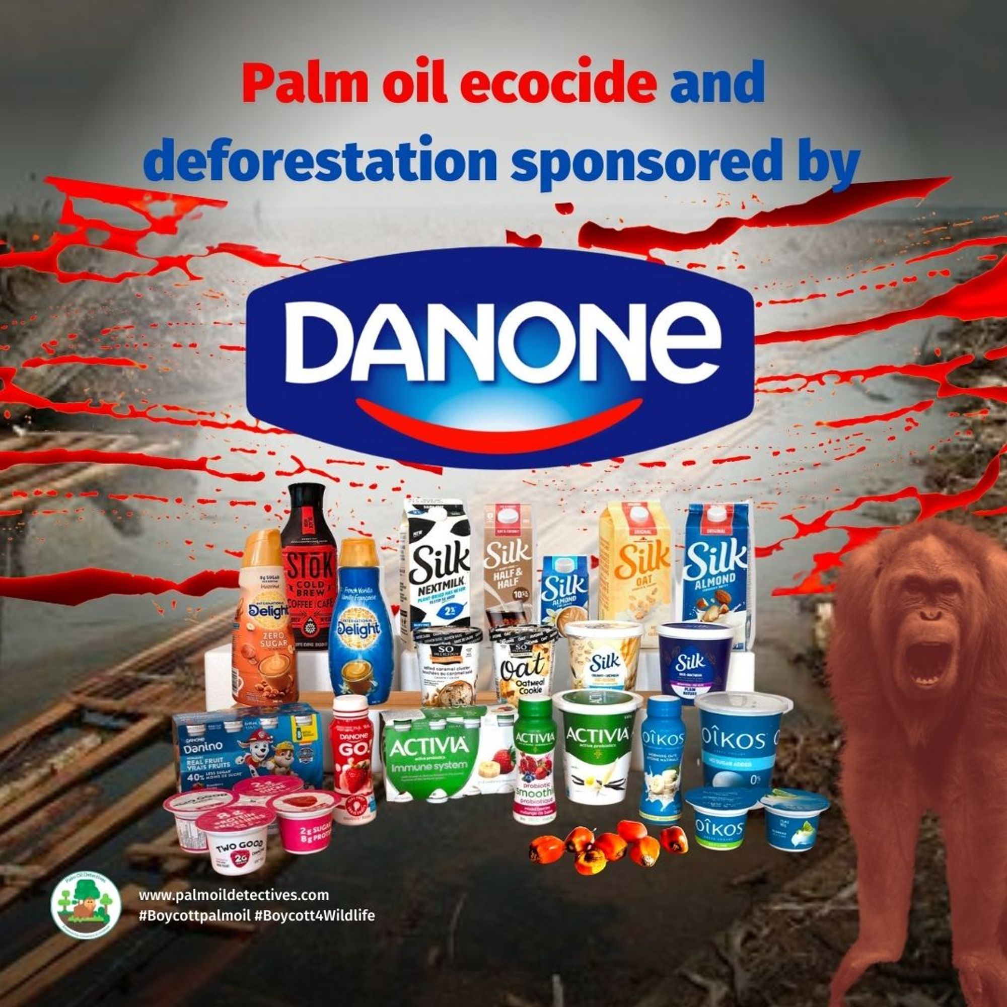 Did you know that #Nutella contains forest-destroying palm oil? Help rare animals and buy #palmoilfree #chocolate spread, #peanutbutter cooking oil. FYI 

#Mondelez

#Ferrero

#Nestle

 

#danone

 cause #ecocide #Boycottpalmoil #Boycott4Wildlife https://palmoildetectives.com/2021/02/11/palm-oil-free-cooking-oil-margarine-and-spreads/