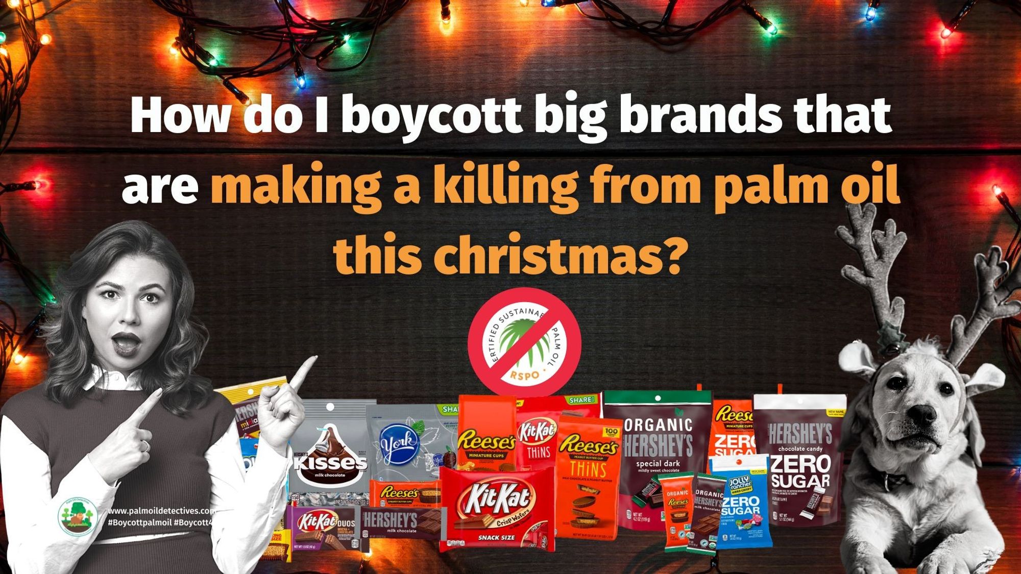 This #Christmas use your wallet as a weapon. Shop #palmoilfree because for 20 years big brands have used "sustainable" #palmoil. Yet ALL palm oil grown on land is laced with #ecocide and #extinction! Instead you should #Boycottpalmoil #Boycott4Wildlife. https://palmoildetectives.com/2021/02/09/brands-using-deforestation-palm-oil/