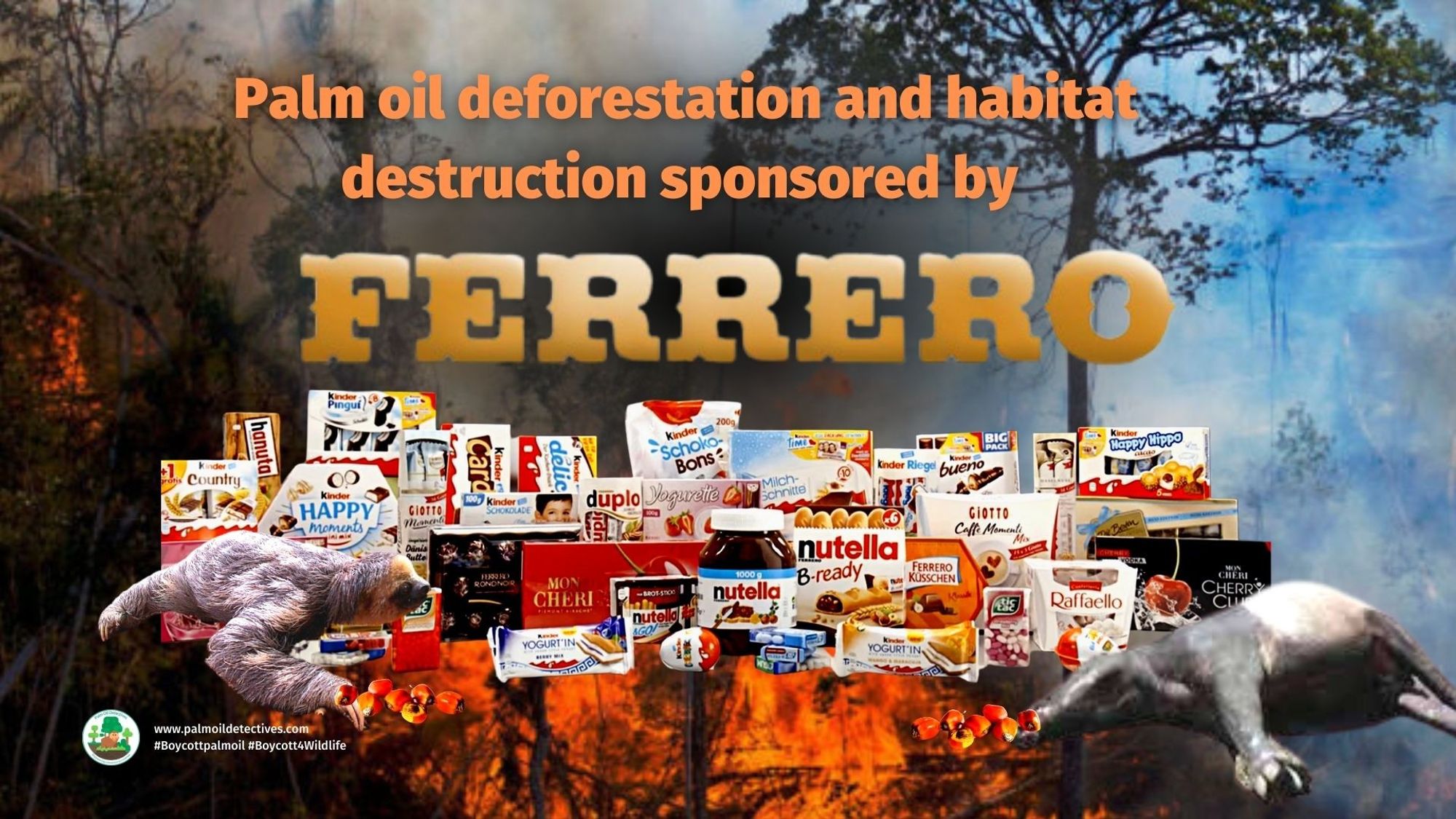 What is #Halloween’s most terrifying tale? #Palmoil #greenwashing and #ecocide contained in your favourite treats! Learn how to take action and help #wildlife this All Hallow's Eve #Boycottpalmoil #Boycott4Wildlife https://palmoildetectives.com/2023/10/18/halloweens-most-terrifying-tale-palm-oil-greenwashing-and-ecocide-in-your-treats/ via @palmoildetect