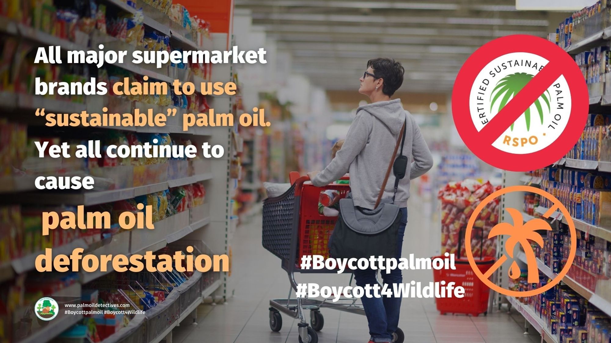 This #Christmas use your wallet as a weapon. Shop #palmoilfree because for 20 years big brands have used "sustainable" #palmoil. Yet ALL palm oil grown on land is laced with #ecocide and #extinction! Instead you should #Boycottpalmoil #Boycott4Wildlife. https://palmoildetectives.com/2021/02/09/brands-using-deforestation-palm-oil/