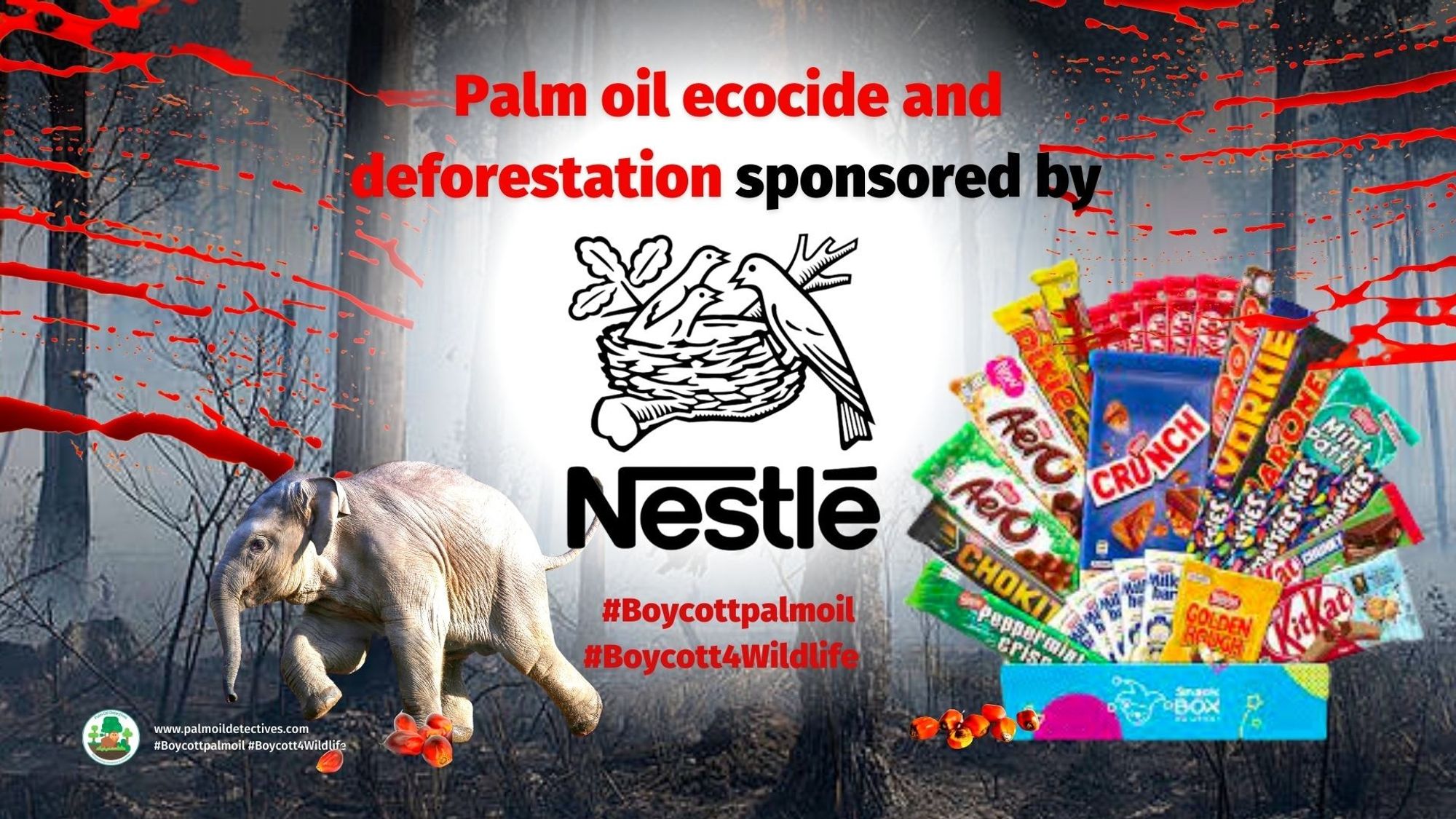 This #Christmas use your wallet as a weapon. Shop #palmoilfree because for 20 years big brands have used "sustainable" #palmoil. Yet ALL palm oil grown on land is laced with #ecocide and #extinction! Instead you should #Boycottpalmoil #Boycott4Wildlife. https://palmoildetectives.com/2021/02/09/brands-using-deforestation-palm-oil/