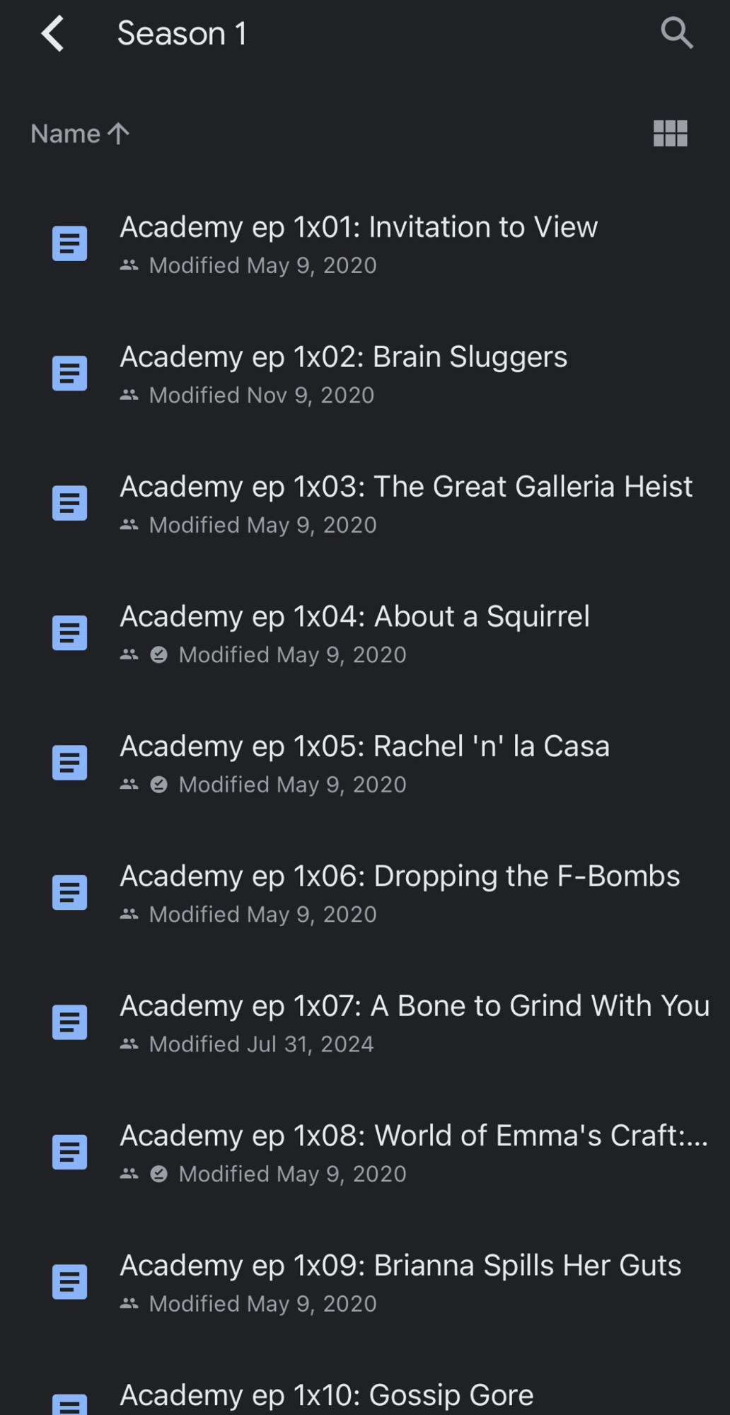 a list of the first ten episodes of Queer Code (or at least their rough drafts)
1, Invitation to View: Brie's highly immersive game of d&d gets interrupted by aliens
2, Brain Sluggers: aliens make closeted trans boy Cayden think his softball team is zombies
3, The Great Galleria Heist: the gang gets locked in the mall overnight & decide to rob the joint, coincidentally run into actual robbers
4, About a Squirrel: Brie sics squirrels on new girl whom she believes is alien spy
5, Rachel 'n' La Casa: new girl reveals herself to be alien spy
6, Dropping the F-Bombs: principal attempts to recruit Brie & Mexican sidekick parody Lexi to his secret supe team
7, A Bone to Grind with You: Brie & Lexi carry F-Bombs to victory over school shooter parody villain Bonestorm
8, World of Emma's Craft: Cat-aclysm: Brie attempts to recreate Emma's drenched sketchbook from (stolen) memory while Lexi distracts her with a cat that she then gives psychic powers
9, Brianna Spills Her Guts: a bad case of xenomorph-induced tummyache makes Brie cranky & she makes it everyone else's problem
10, Gossip Gore: the gang crashes a fancy Halloween party, many people die