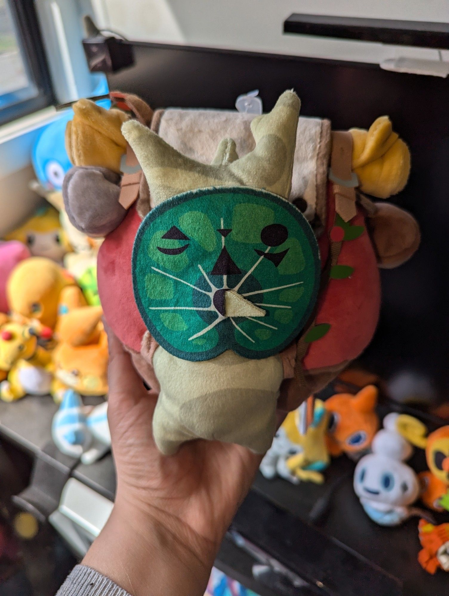 Tears of the Kingdom Korok Plush with oversized Backpack.