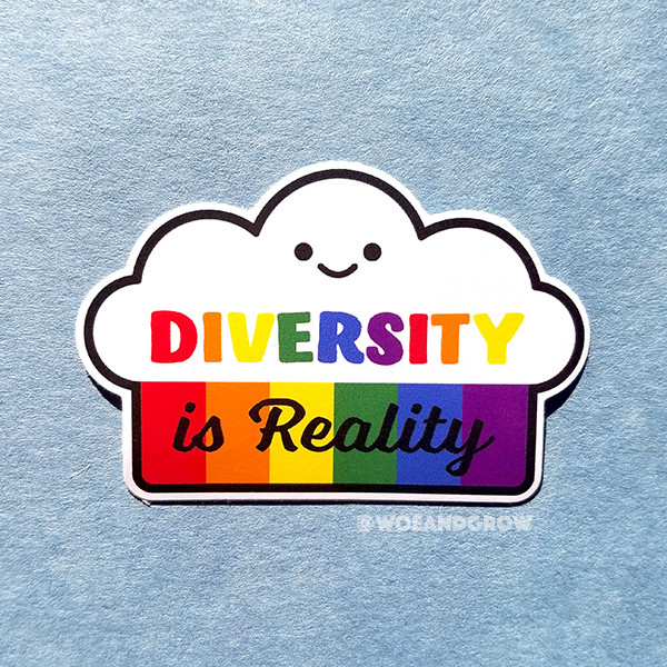 Photo of my Diversity is Reality sticker