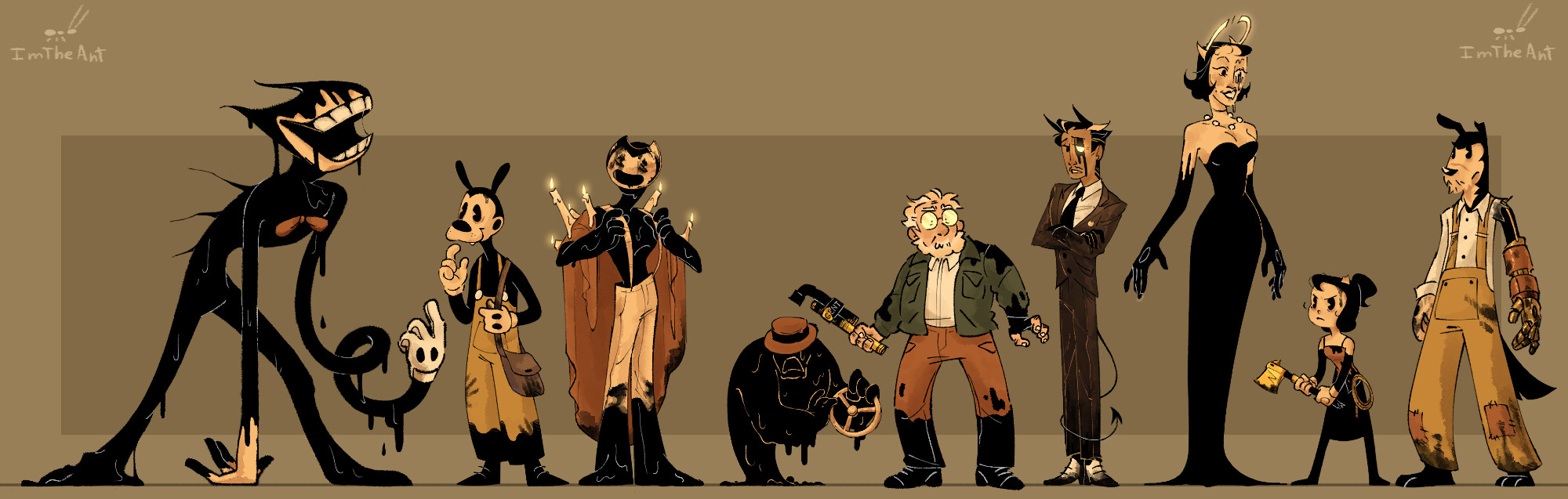 BATIM character designs