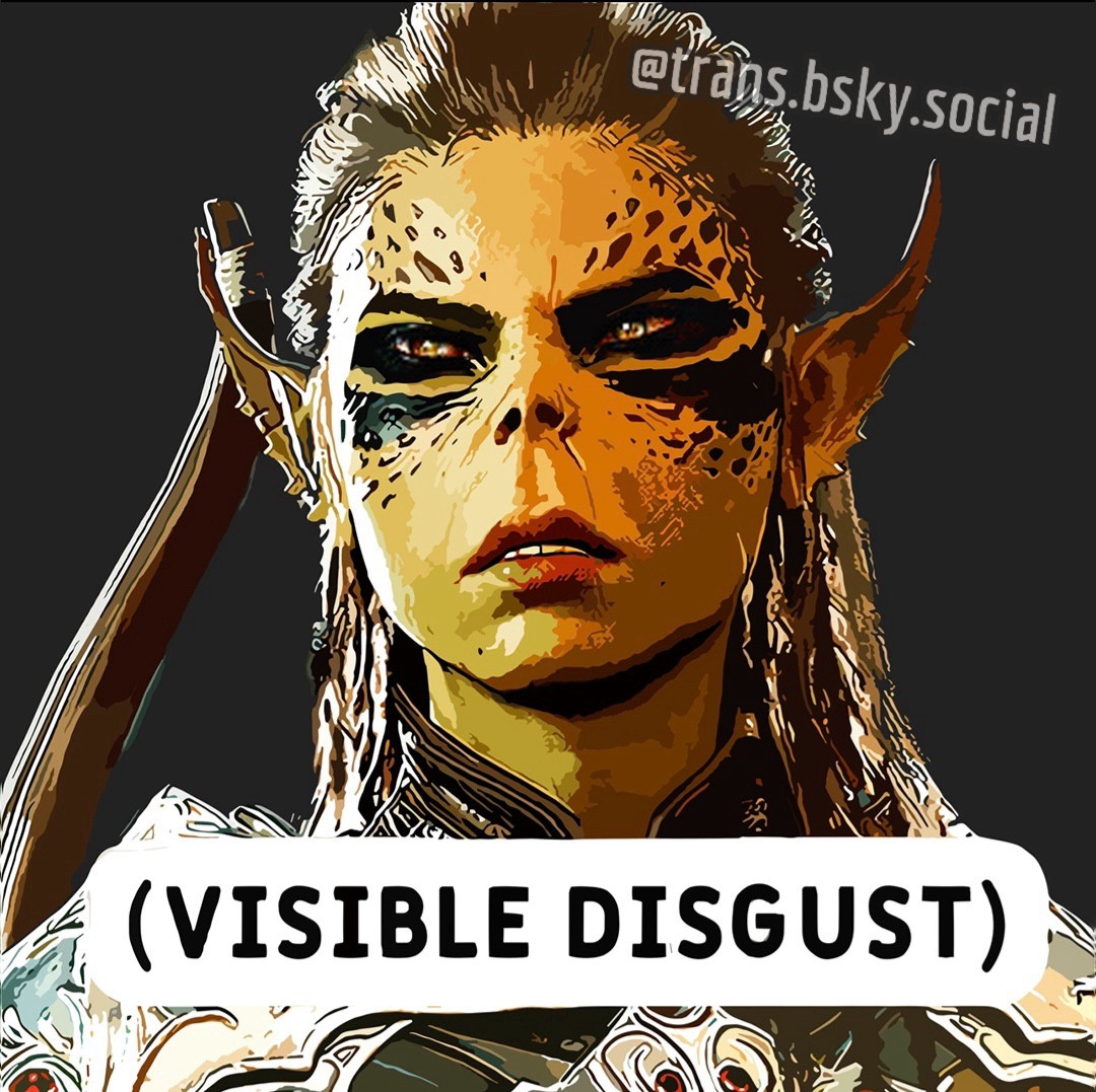 visible disgust githyanki