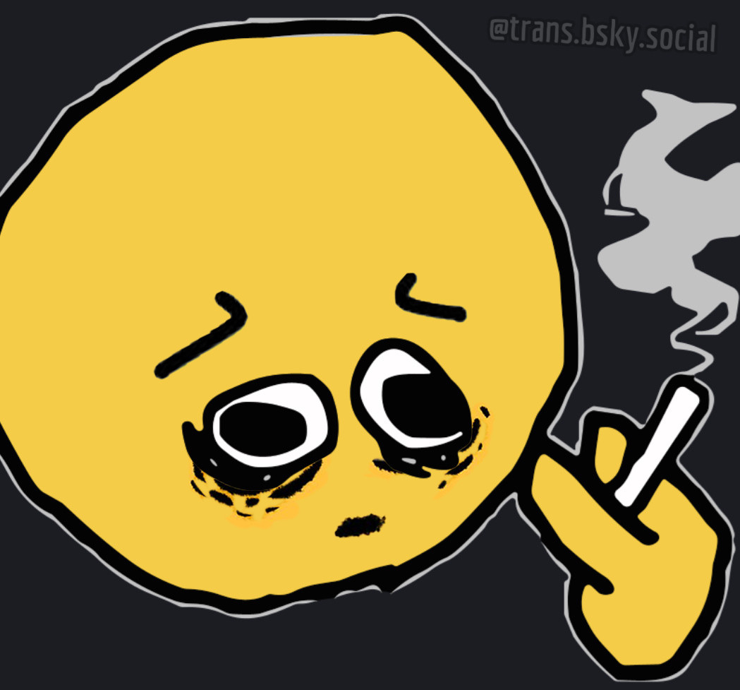 Stressed out blob emote