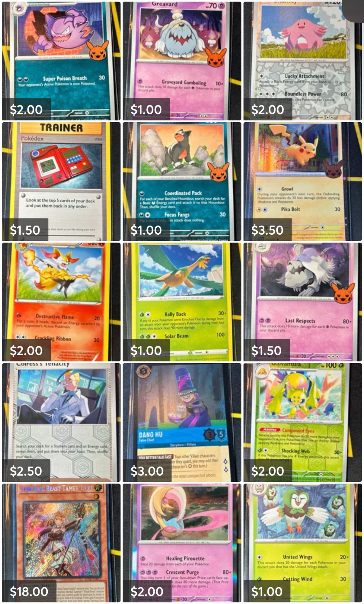 I sell cards to feed my pizza habit and to open more cards
Mercari: MrBenShow Pokémon 
Bundle orders get the hook up
https://www.mercari.com/u/mrbenshowpokemon?sv=0

#MrBenShow #Pokemon #Cards #PokemonCards #Games #DisneyLorcana #Lorcana #Disney #DragonBall #OnePiece #YuGiOh