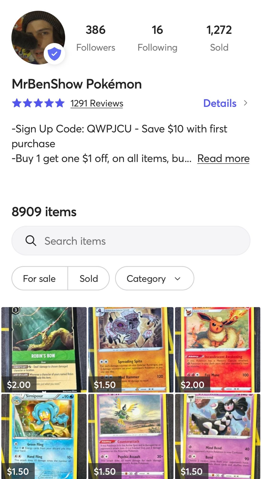 You buy cards, I buy weed!! Sounds pretty dope!
Bundle orders get a hookup at Mercari: MrBenShow Pokémon. 
$BenjaminLucky to me a pre roll
https://www.mercari.com/u/422681658?sv=0

#MrBenShow #Pokemon #DragonBallZ #Disney #OnePiece #PokemonTCG #DragonBall #Lorcana #DisneyLorcana #OnePieceCardGame #PokemonTradingCardGame #DragonBallSuper #Cards #Games #TCG #TradingCardGame #DragonBallSuperCardGame #PokemomCommunity #PokemonCard #Charizard #Goku #Pikachu #Luffy #Bandai #Nintendo #Card #fypシ #fyp #CardGames #CardGame