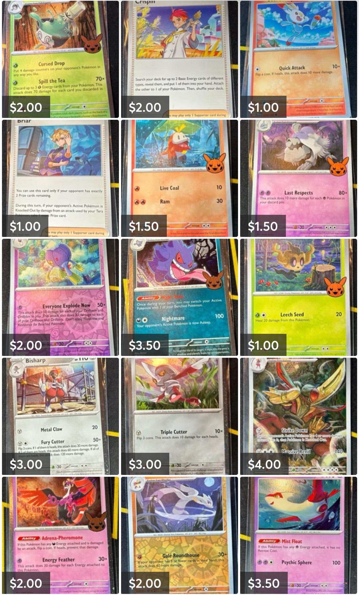 I sell cards to feed my pizza habit and to open more cards
Mercari: MrBenShow Pokémon 
Bundle orders get the hook up
https://www.mercari.com/u/mrbenshowpokemon?sv=0

#MrBenShow #Pokemon #Cards #PokemonCards #Games #DisneyLorcana #Lorcana #Disney #DragonBall #OnePiece #YuGiOh