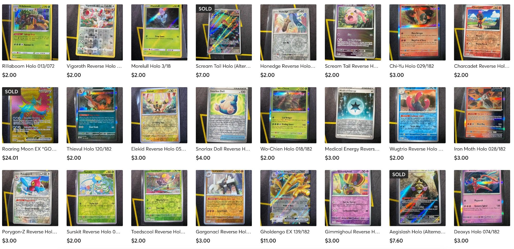 New cards on my #Mercari #Pokemon store, - MrBenShow Pokémon - GO CHECK IT OUT!!
https://www.mercari.com/u/422681658/
Mercari Sign Up Code: QWPJCU - Save $10 with first purchase

#PokemonCards #PokemonCardsForSale #CardsForSale #PokemonTradingCardGame #PokemonTCG #PokemonCommunity #PokemonGo #PokemonScarletViolet #PokemonScarletAndViolet
#Selling #ForSale #Sales #Cards #TradingCardsForSale #Pokémon #PokemonSunAndMoon #ScarletAndViolet #SunAndMoon #XY #PokemonXY #WizardsOfTheCoast #Nintendo #WOTC #SecretRare #FullArt #PokemonScarlet #PokemonViolet #PokemonSun #PokemonMoon #PokemonGames #Games #Game #CardGame #CardGames #ParadoxRift #151 #Pokemon151