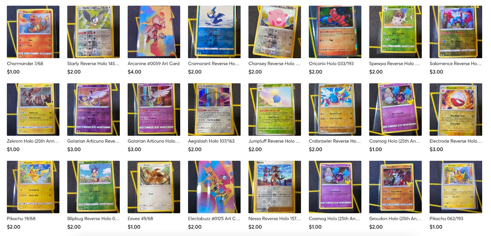 New cards on my #Mercari #Pokemon store, - MrBenShow Pokémon - GO CHECK IT OUT!!
https://www.mercari.com/u/422681658/
Mercari Sign Up Code: QWPJCU - Save $10 with first purchase

#PokemonCards #PokemonCardsForSale #CardsForSale #PokemonTradingCardGame #PokemonTCG #PokemonCommunity #PokemonGo #PokemonScarletViolet #PokemonScarletAndViolet
#Selling #ForSale #Sales #Cards #TradingCardsForSale #Pokémon #PokemonSunAndMoon #ScarletAndViolet #SunAndMoon #XY #PokemonXY #WizardsOfTheCoast #Nintendo #WOTC #SecretRare #FullArt #PokemonScarlet #PokemonViolet #PokemonSun #PokemonMoon #PokemonGames #Games #Game #CardGame #CardGames #ParadoxRift #151 #Pokemon151