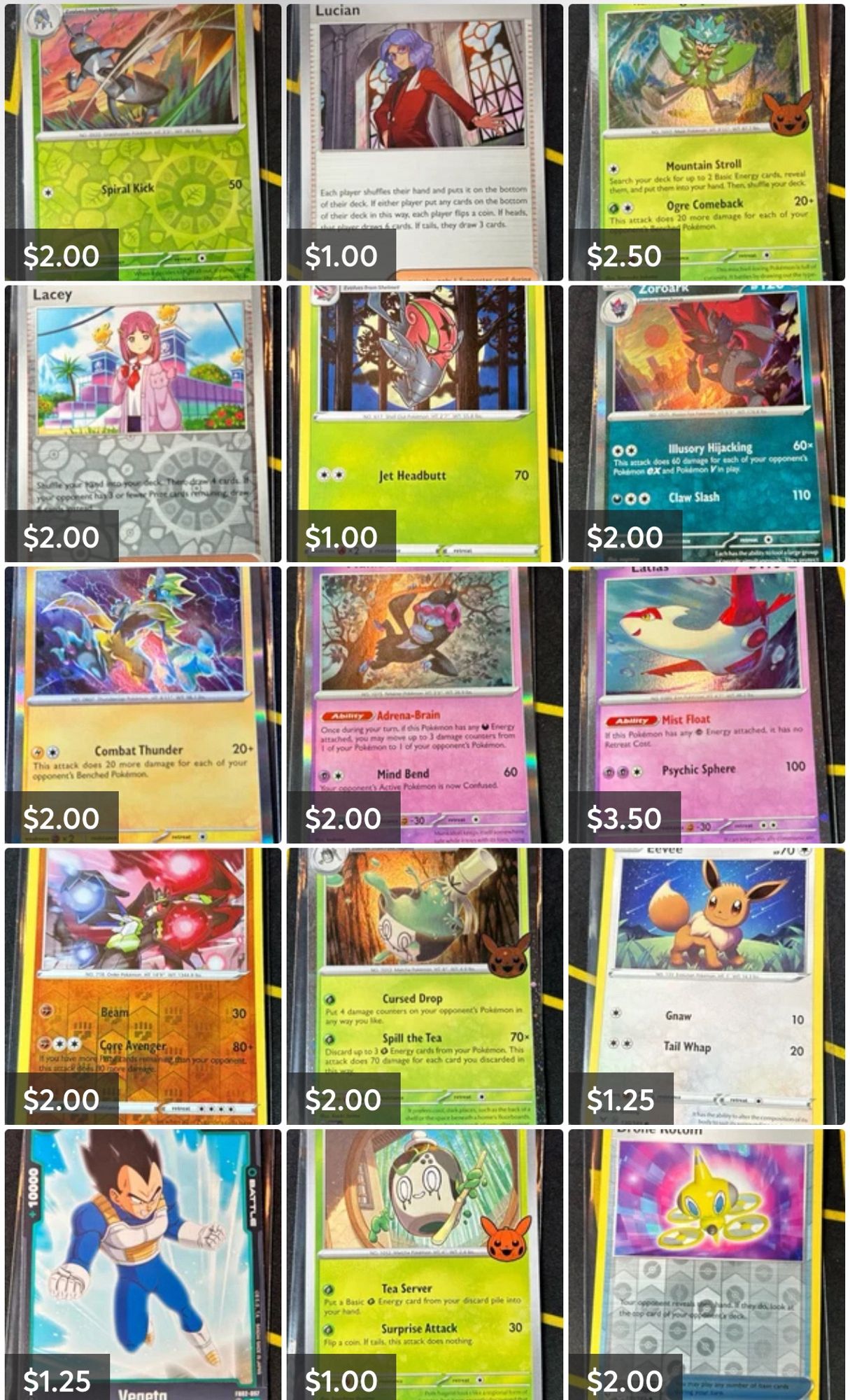 I want to buy a pizza and you want to buy cards!
Bundle orders get the hook up!!
Buy me a slice $BenjaminLucky 
https://www.mercari.com/u/mrbenshowpokemon?sv=0

#MrBenShow #Pokemon #PokemonCards #Disney #Lorcana #Cards #Pokemontcg #DisneyLorcana #Dbz #Dragonball #OnePiece