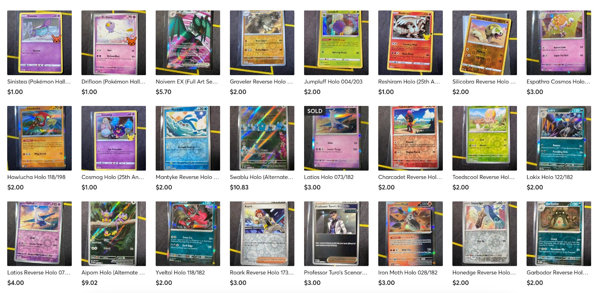 New cards on my #Mercari #Pokemon store, - MrBenShow Pokémon - GO CHECK IT OUT!!
https://www.mercari.com/u/422681658/
Mercari Sign Up Code: QWPJCU - Save $10 with first purchase

#PokemonCards #PokemonCardsForSale #CardsForSale #PokemonTradingCardGame #PokemonTCG #PokemonCommunity #PokemonGo #PokemonScarletViolet #PokemonScarletAndViolet
#Selling #ForSale #Sales #Cards #TradingCardsForSale #Pokémon #PokemonSunAndMoon #ScarletAndViolet #SunAndMoon #XY #PokemonXY #WizardsOfTheCoast #Nintendo #WOTC #SecretRare #FullArt #PokemonScarlet #PokemonViolet #PokemonSun #PokemonMoon #PokemonGames #Games #Game #CardGame #CardGames #151 #ParadoxRift