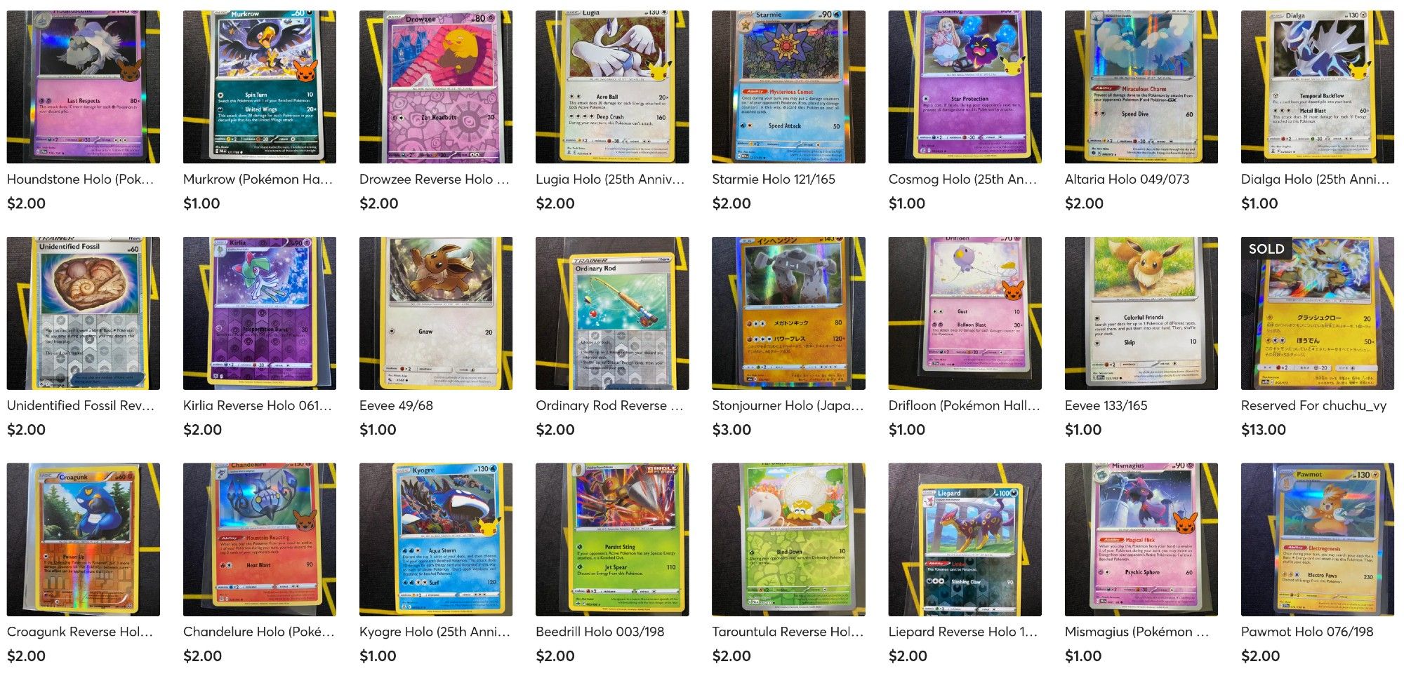 New cards on my #Mercari #Pokemon store, - MrBenShow Pokémon - GO CHECK IT OUT!!
https://www.mercari.com/u/422681658/
Mercari Sign Up Code: QWPJCU - Save $10 with first purchase

#PokemonCards #PokemonCardsForSale #CardsForSale #PokemonTradingCardGame #PokemonTCG #PokemonCommunity #PokemonGo #PokemonScarletViolet #PokemonScarletAndViolet
#Selling #ForSale #Sales #Cards #TradingCardsForSale #Pokémon #PokemonSunAndMoon #ScarletAndViolet #SunAndMoon #XY #PokemonXY #WizardsOfTheCoast #Nintendo #WOTC #SecretRare #FullArt #PokemonScarlet #PokemonViolet #PokemonSun #PokemonMoon #PokemonGames #Games #Game #CardGame #CardGames #ParadoxRift #151 #Pokemon151