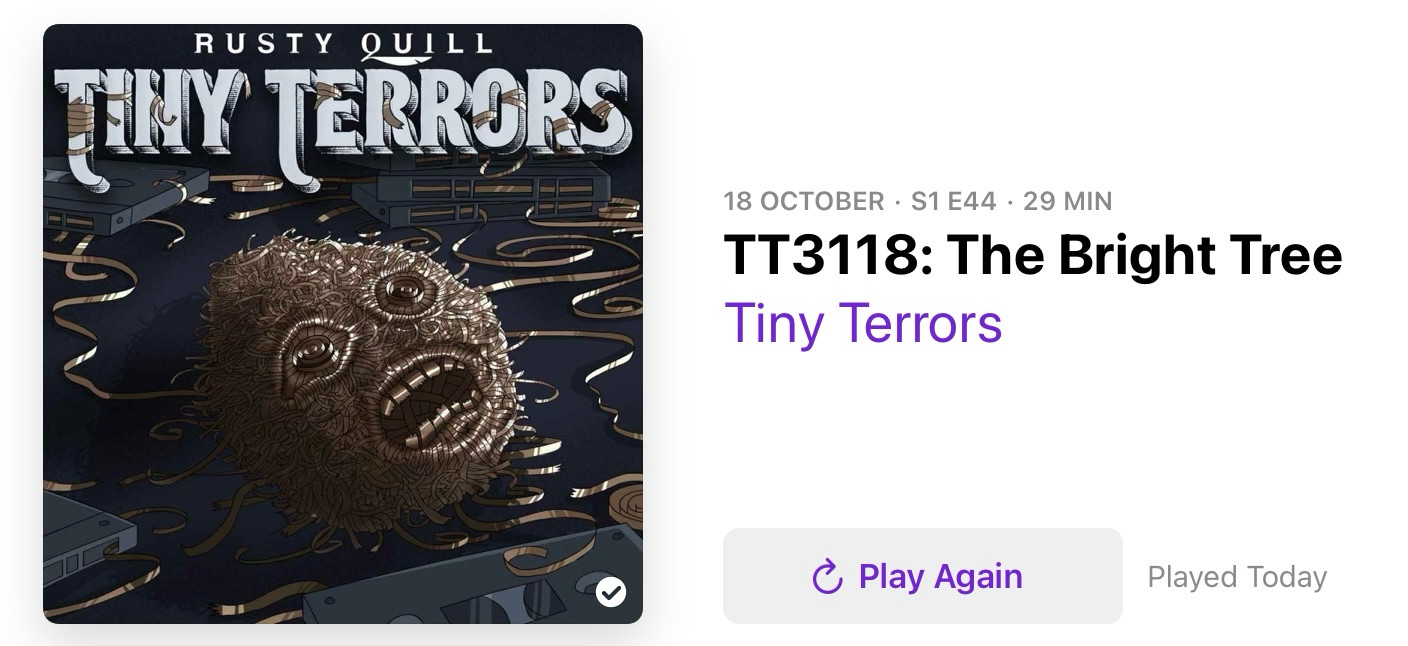 #AudioDrama
#Podcast
#TinyTerrors
#SciFi