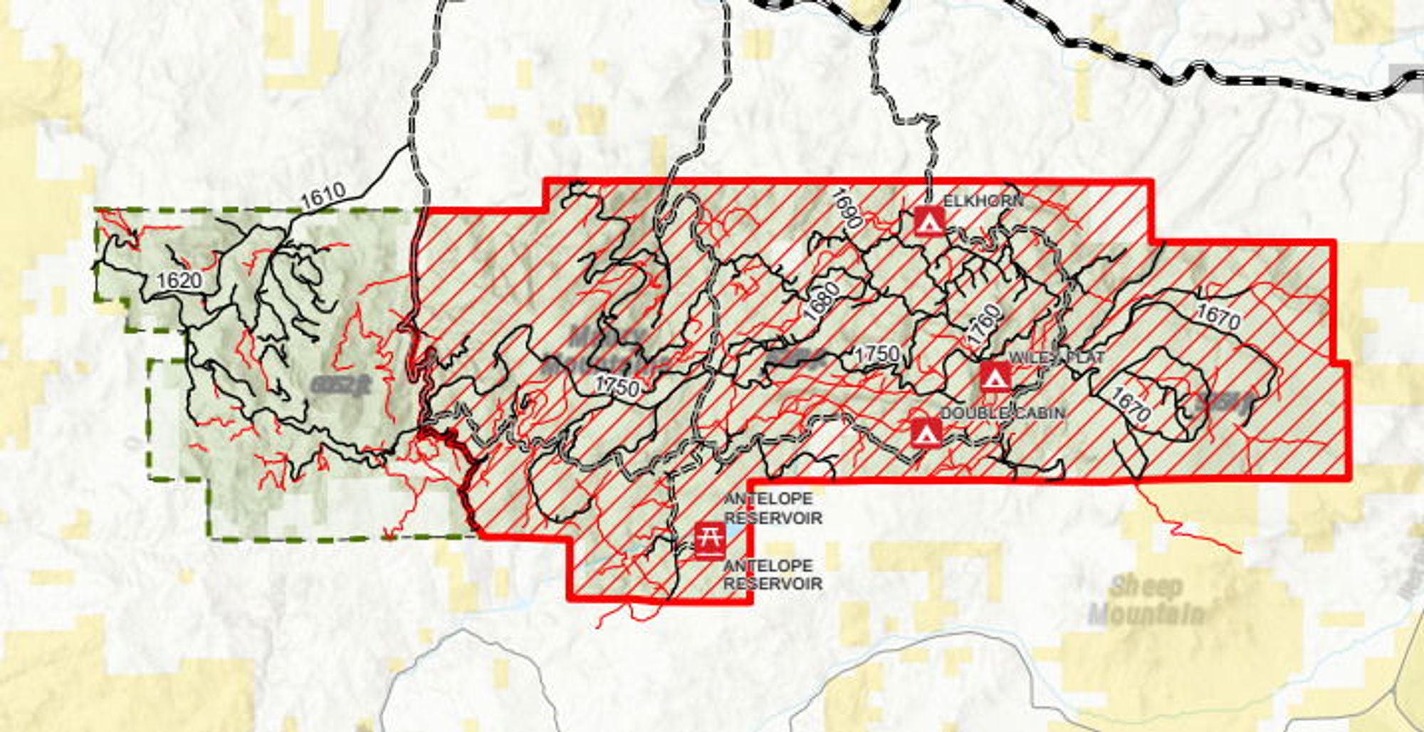 Ochoco National Forest expands Maury Mountains closure area due to increased Wiley Flat Fire activity