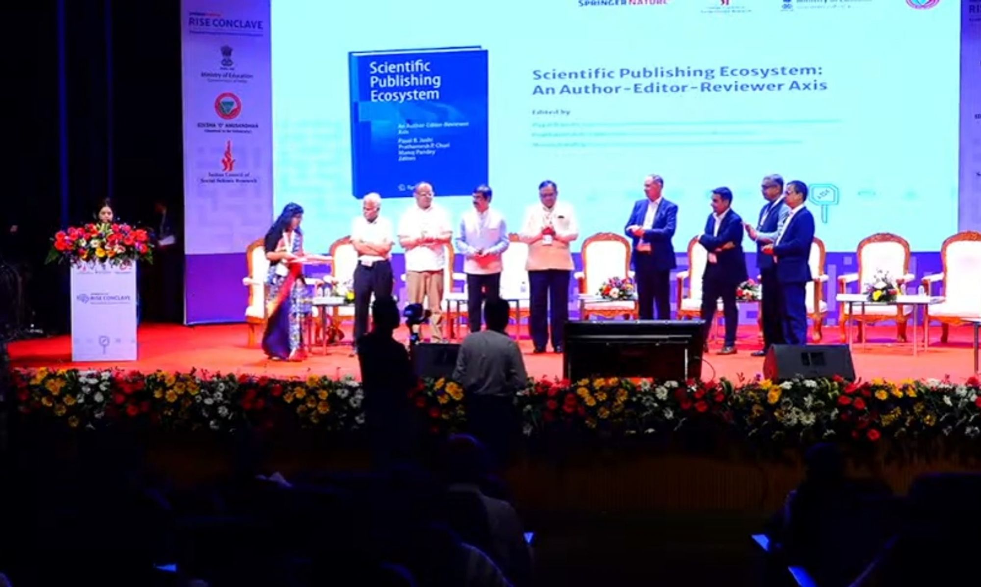 Book launch at Springer Nature RISE Conclave