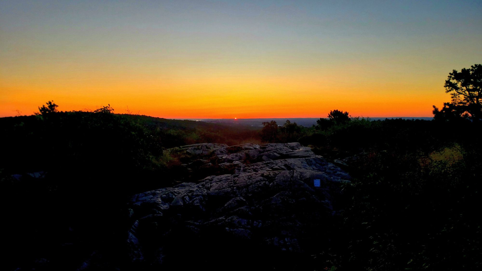 Sunrise this morning, August 22nd, from Buck Hill!