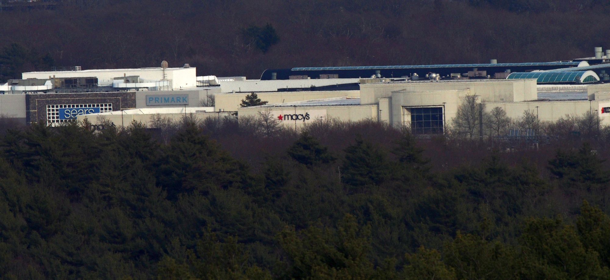 South Shore Plaza photographed from Buck Hill.