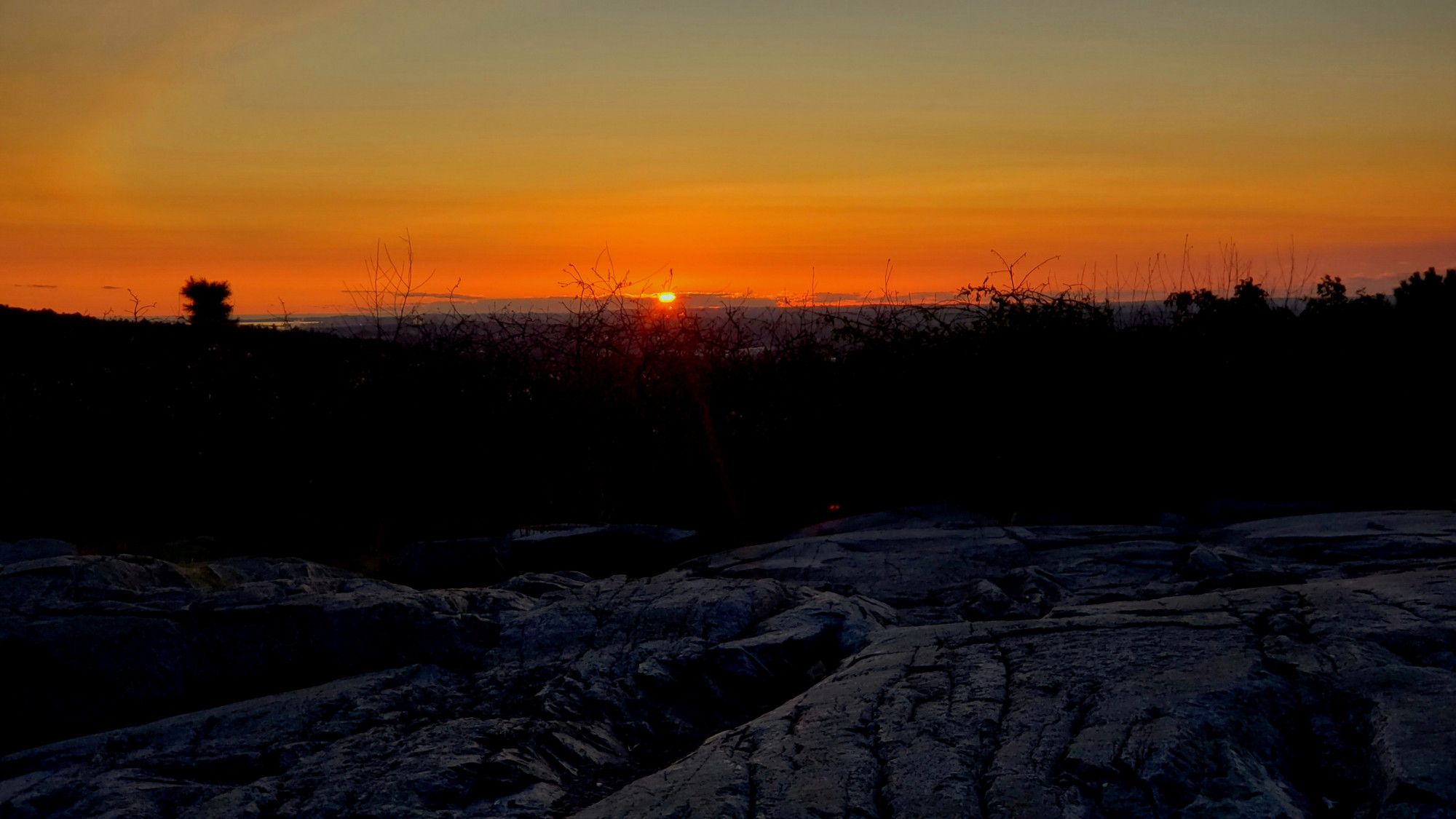 Dawn and sunrise this morning, August 30th, from Buck Hill!