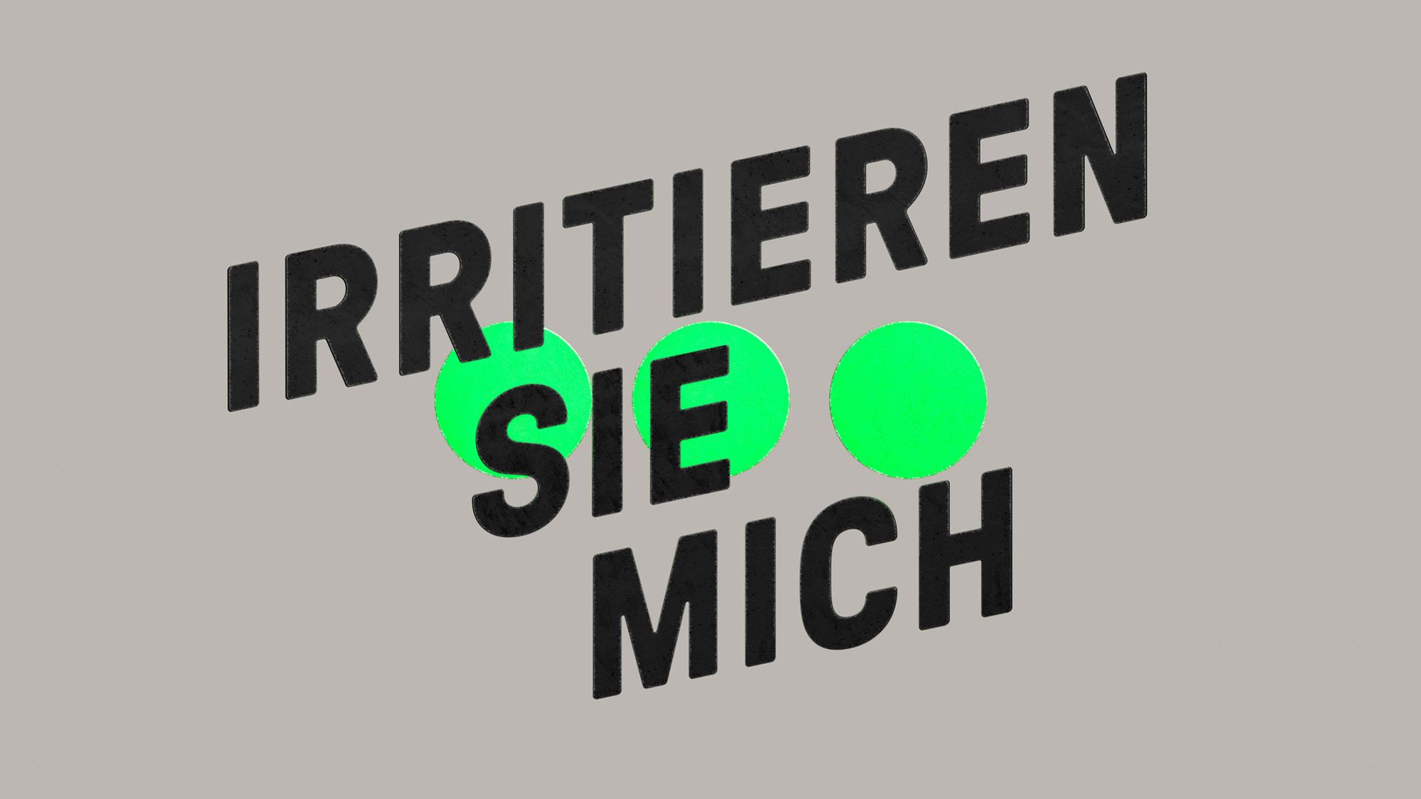 Irritieren Sie mich Logo