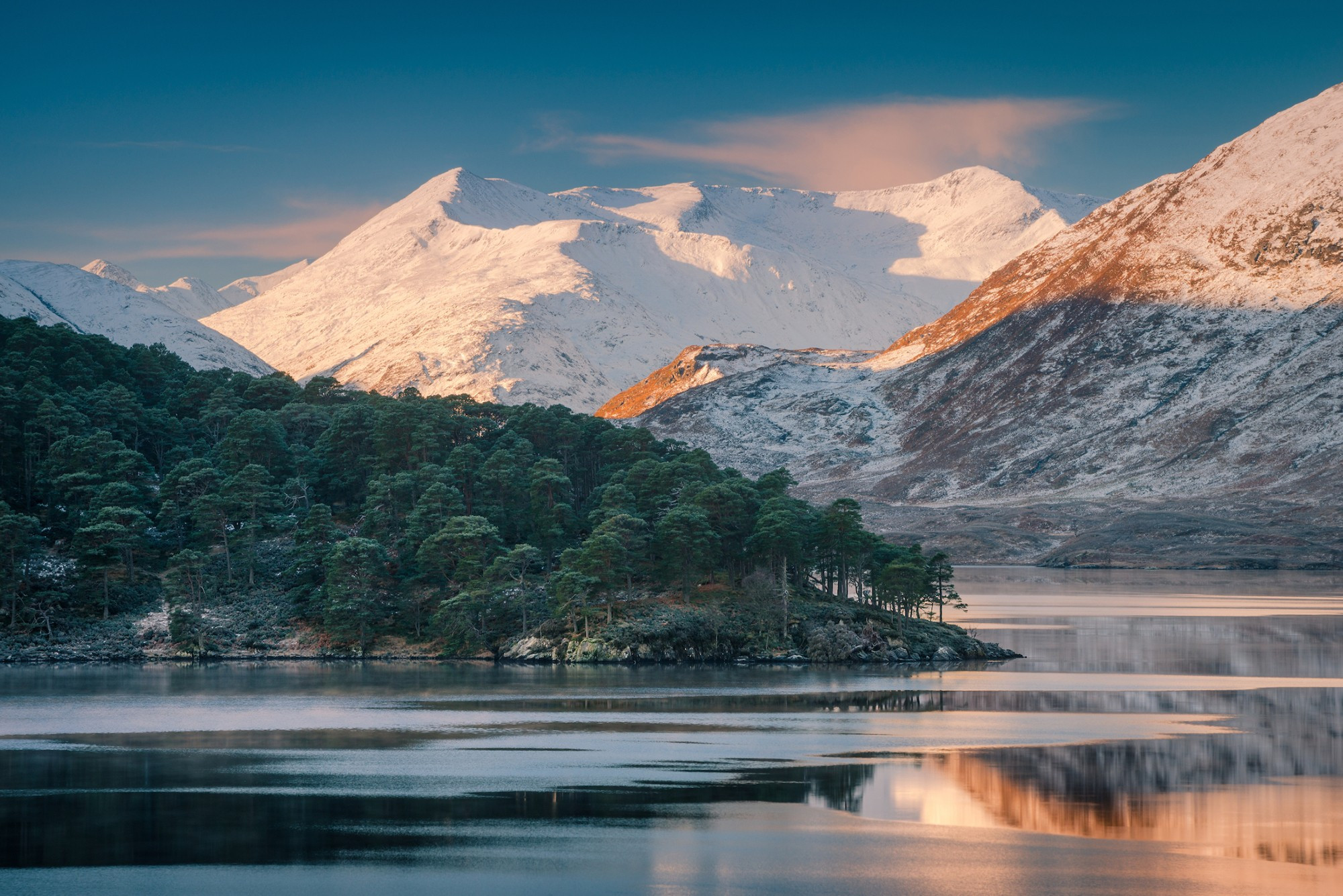 Winter on Loch Affric, Glen Affric #Scotland #Highlands #GlenAffric http://damianshields.com