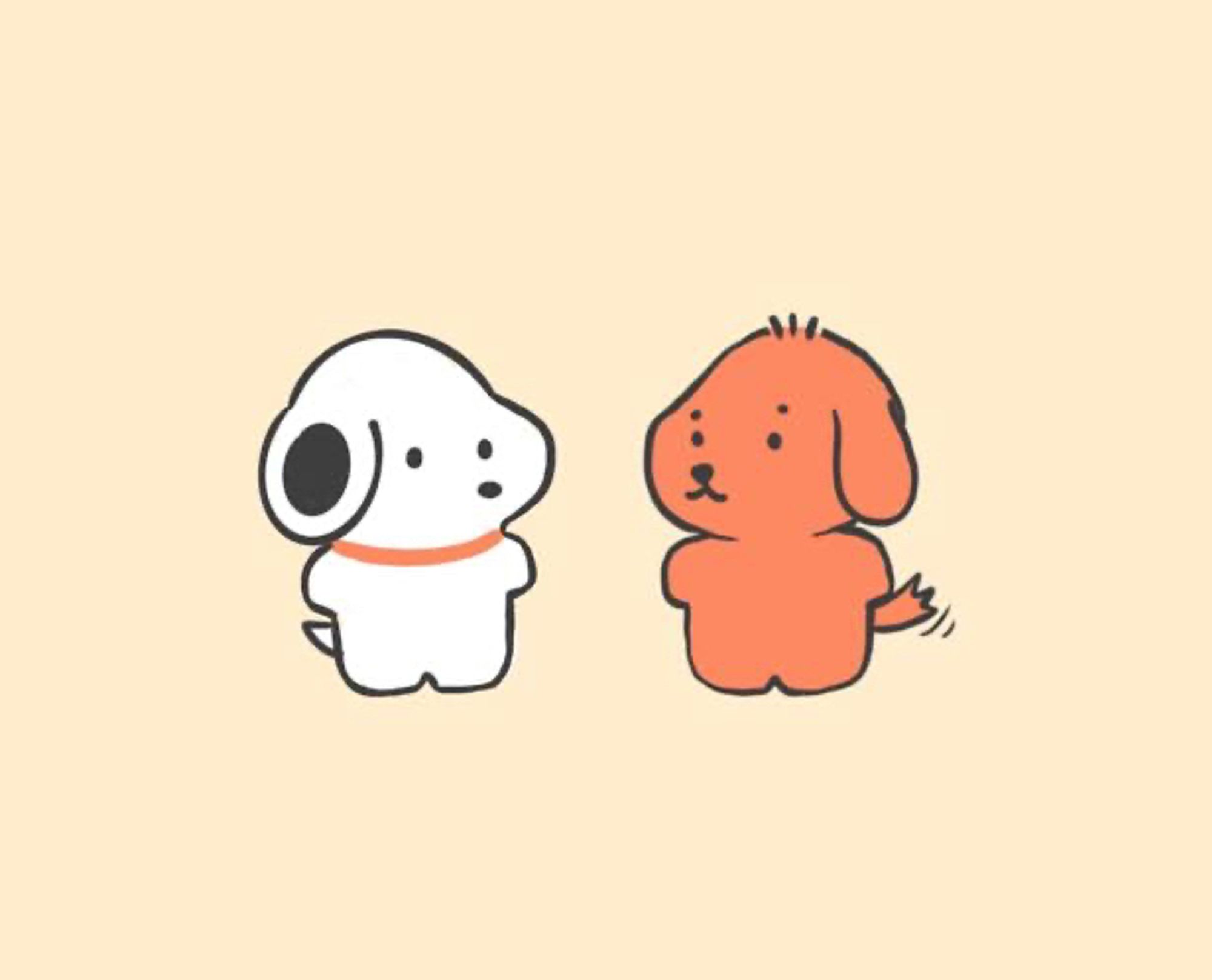 baby snoopy and baby clifford