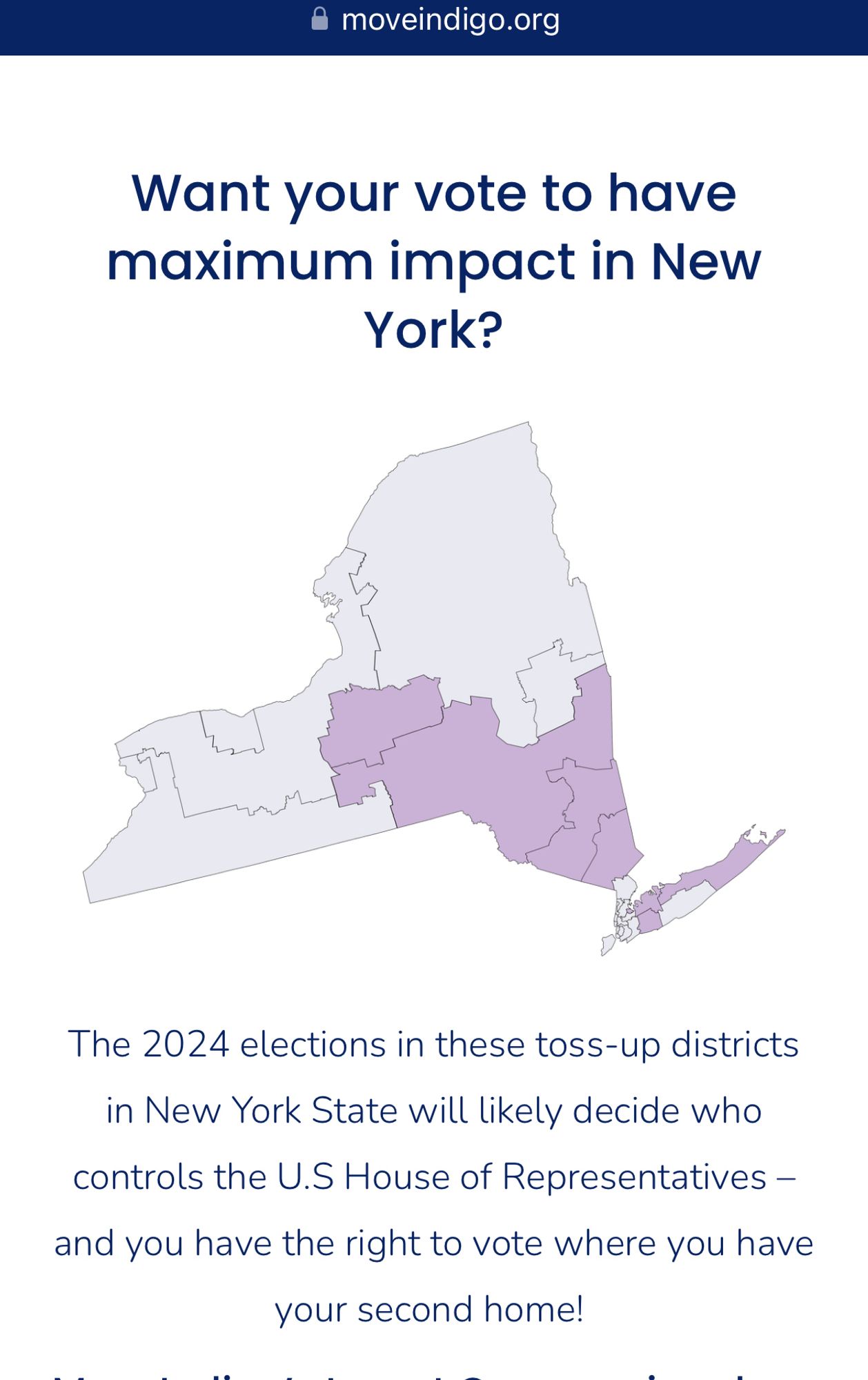 Map highlighting key districts: 
NY-01 - Suffolk (partial)
NY-03 - Nassau (partial), Queens (partial)
NY-04 - Nassau (partial)
NY-17 - Rockland, Westchester (partial), Putnam, Dutchess (partial)
NY-18 - Orange, Ulster (partial), Dutchess (partial)
NY-19 - Sullivan, Columbia, Greene, Ulster (partial), Delaware, Otsego (partial), Chenango, Cortland, Tompkins, Tioga, Broome
NY-22 - Oneida, Onondaga, Madison, Oswego (partial)