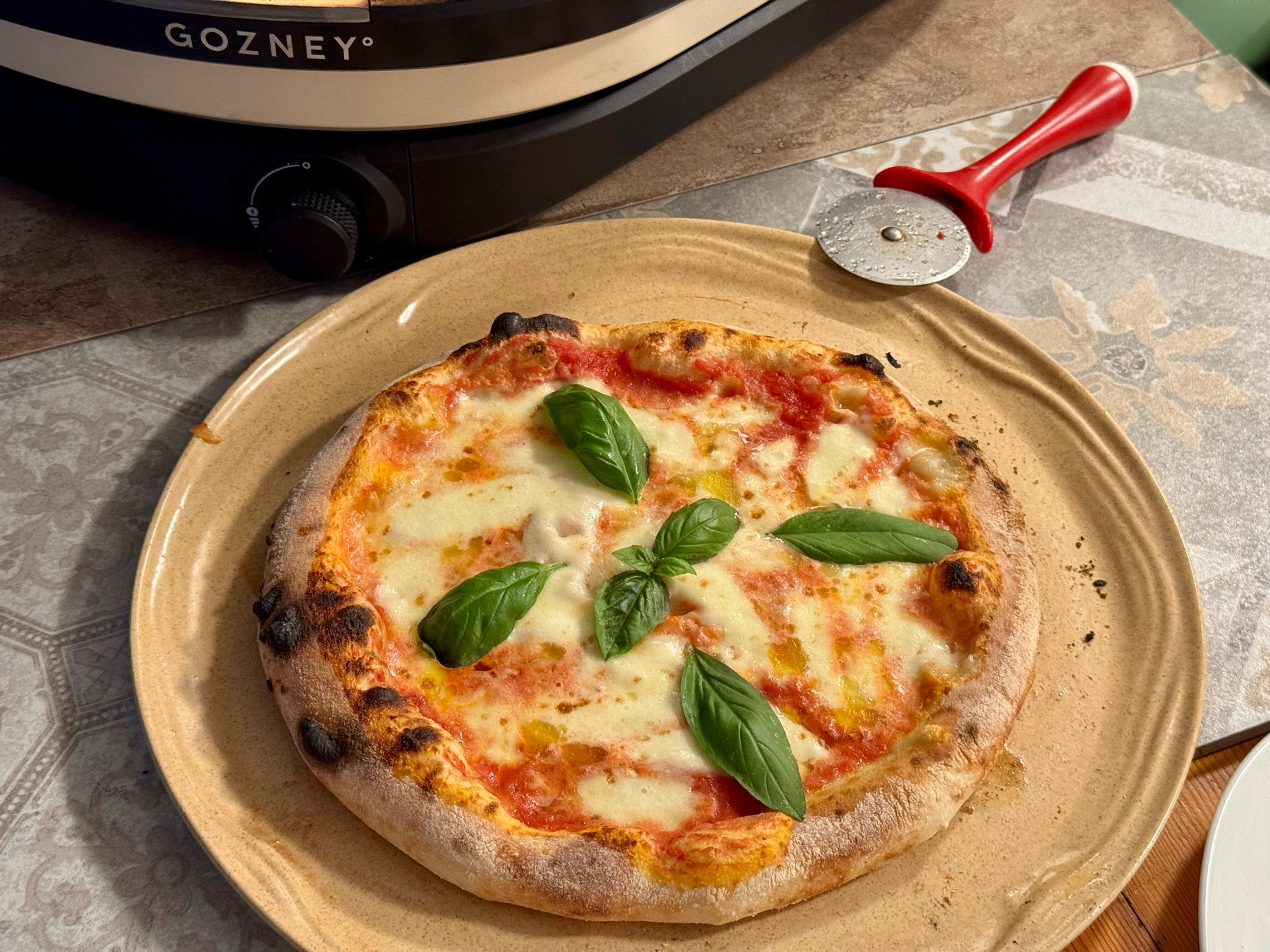 Margherita pizza