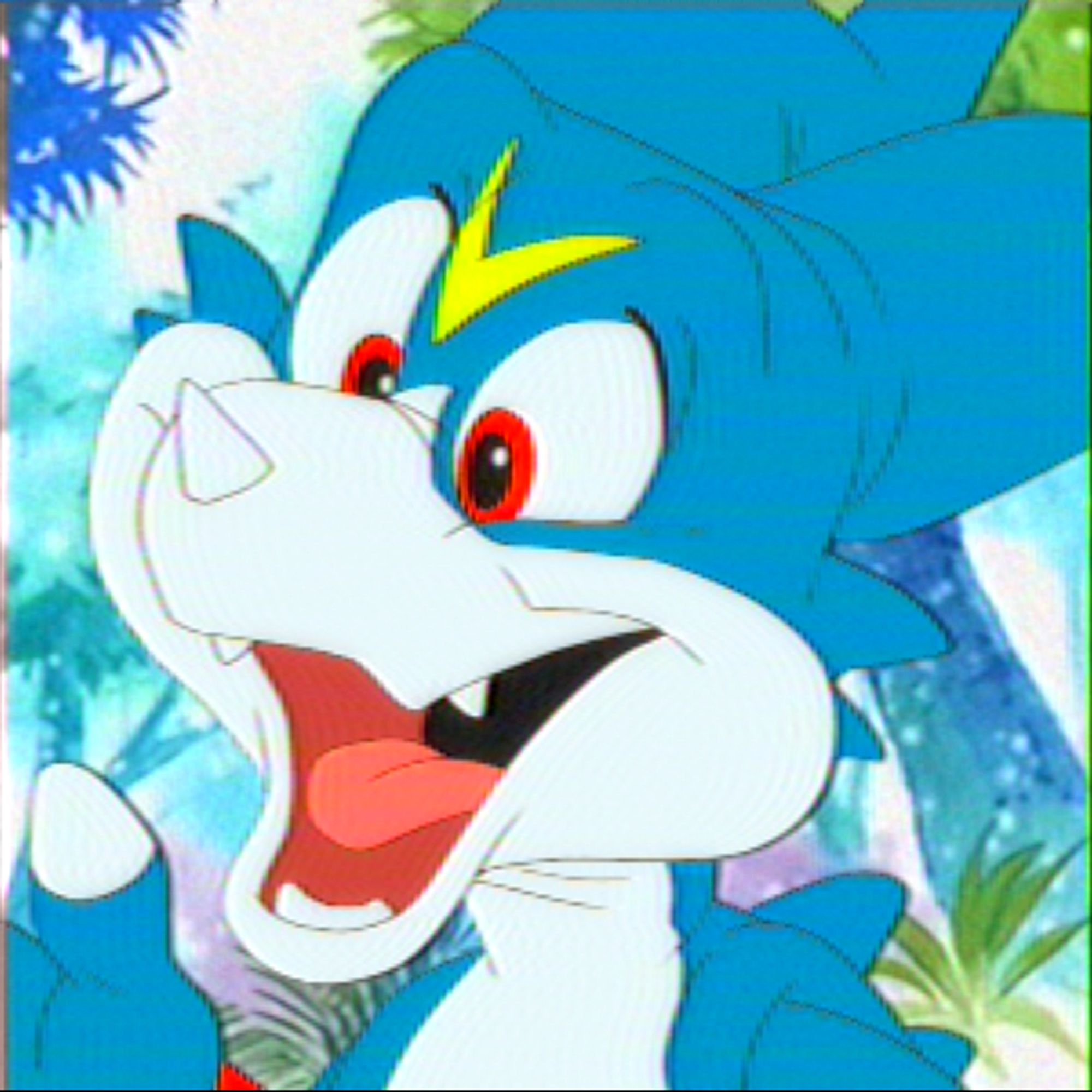 A veemon icon example.