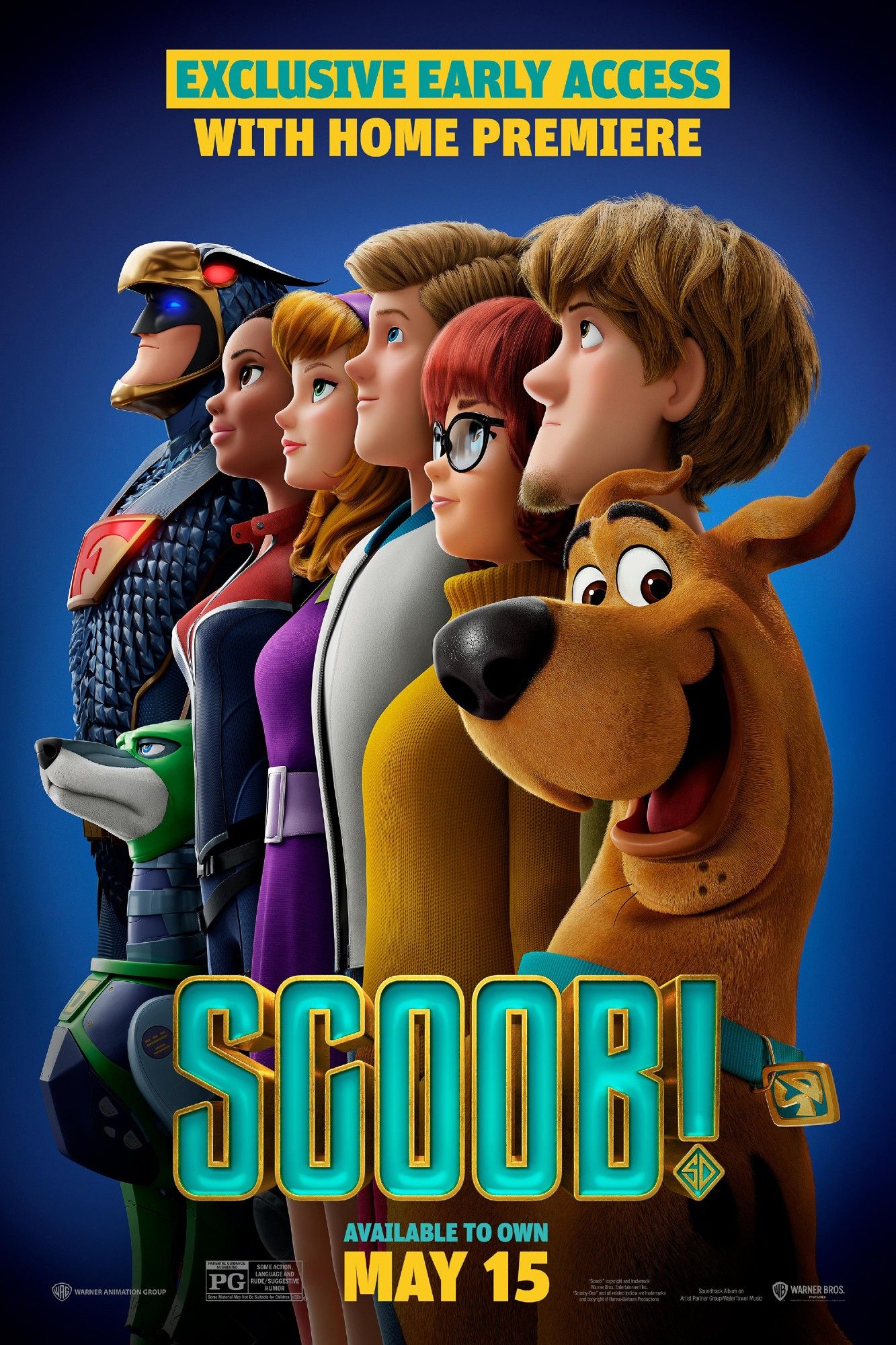 a promotional poster for the movie Scoob!