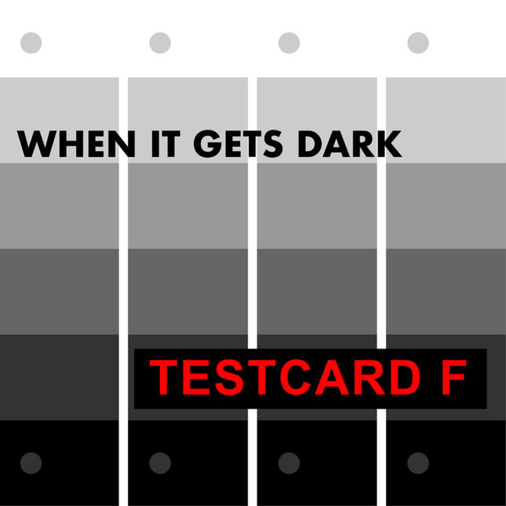 Image of a grey to black testcard