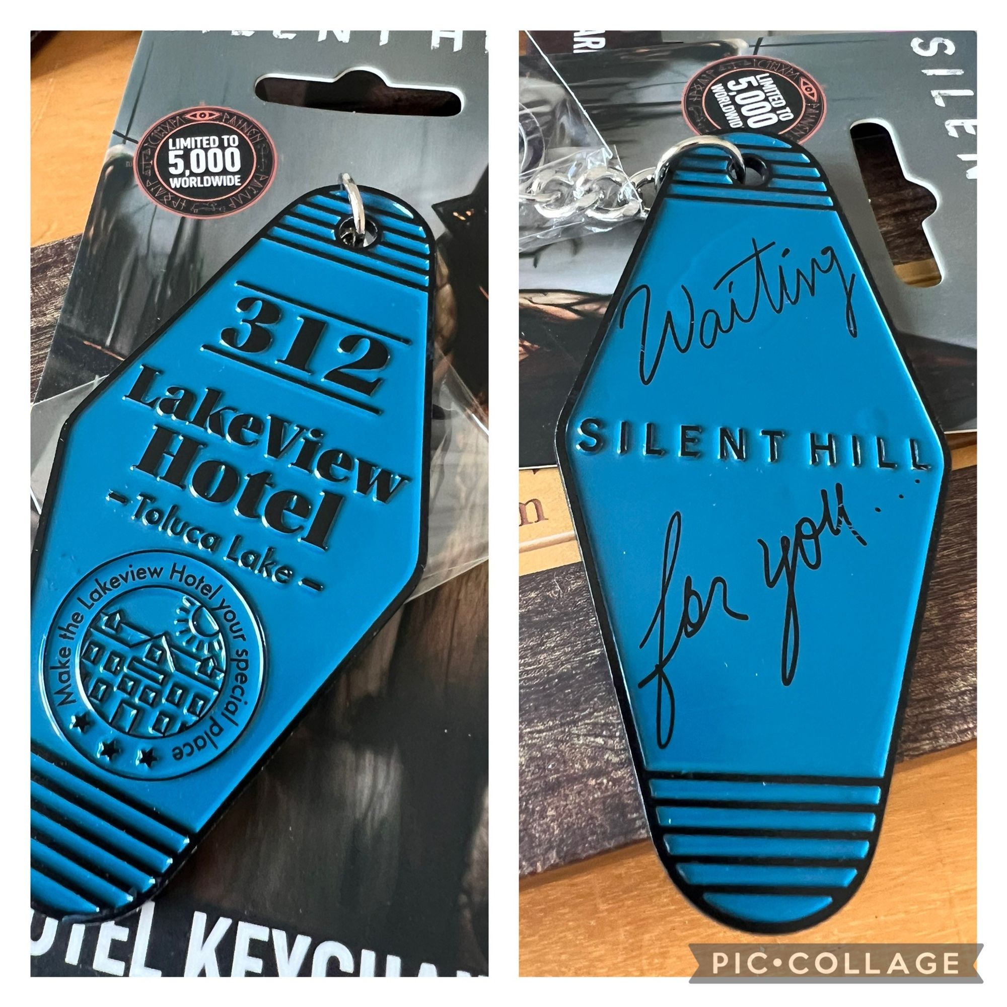 A 312 Lakeview hotel key fob replica