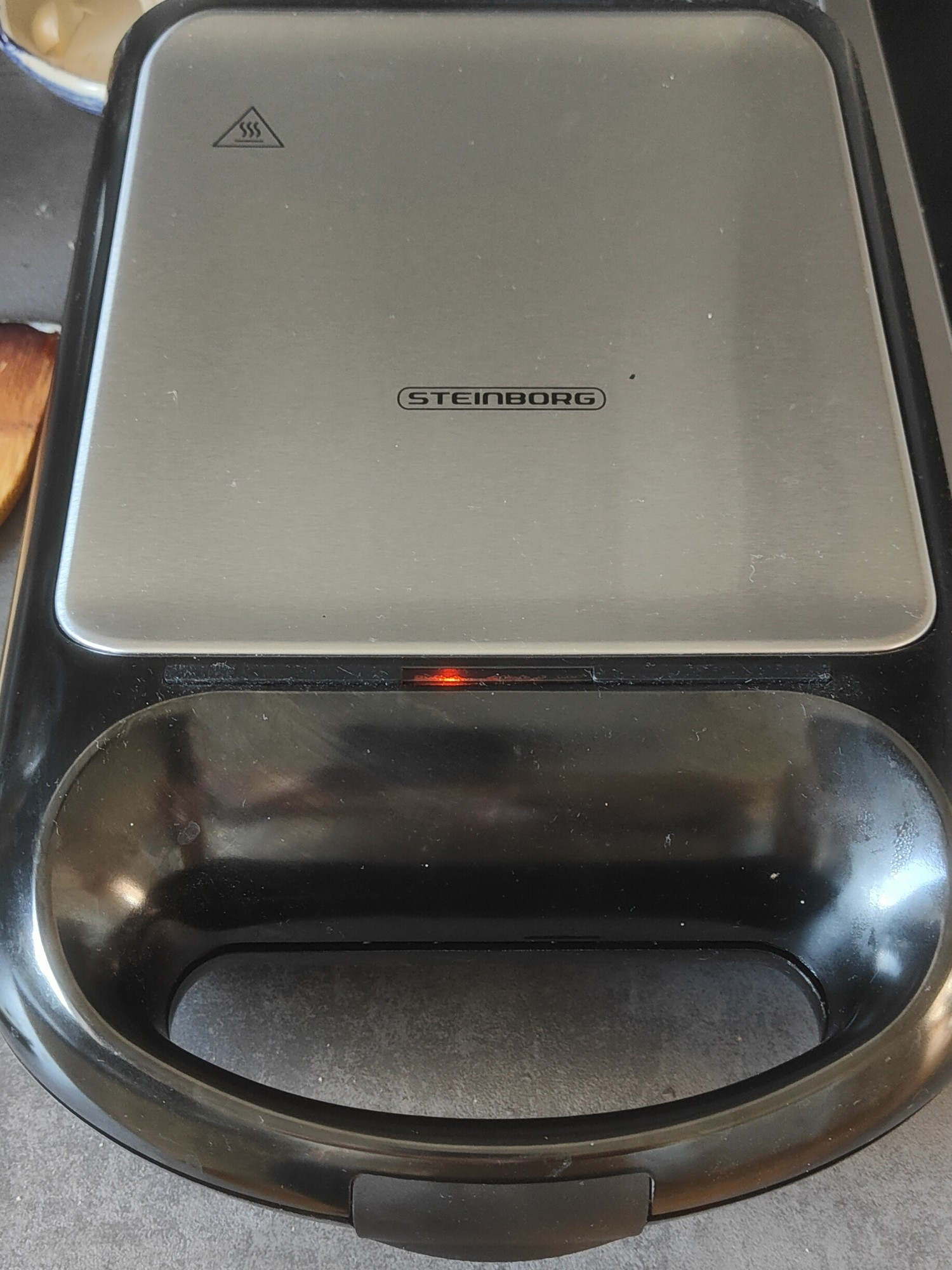 A delicious toasted sandwich maker