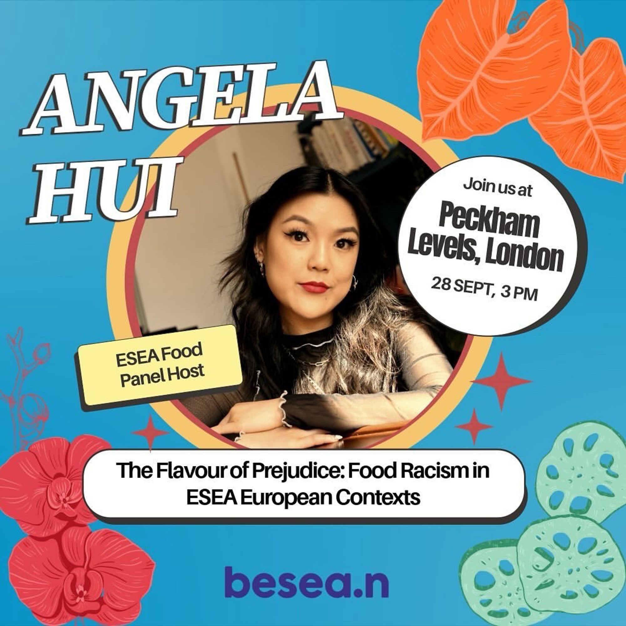 Promo image of author and journalist Angela Hui for besea.n’s Changing Seasons event