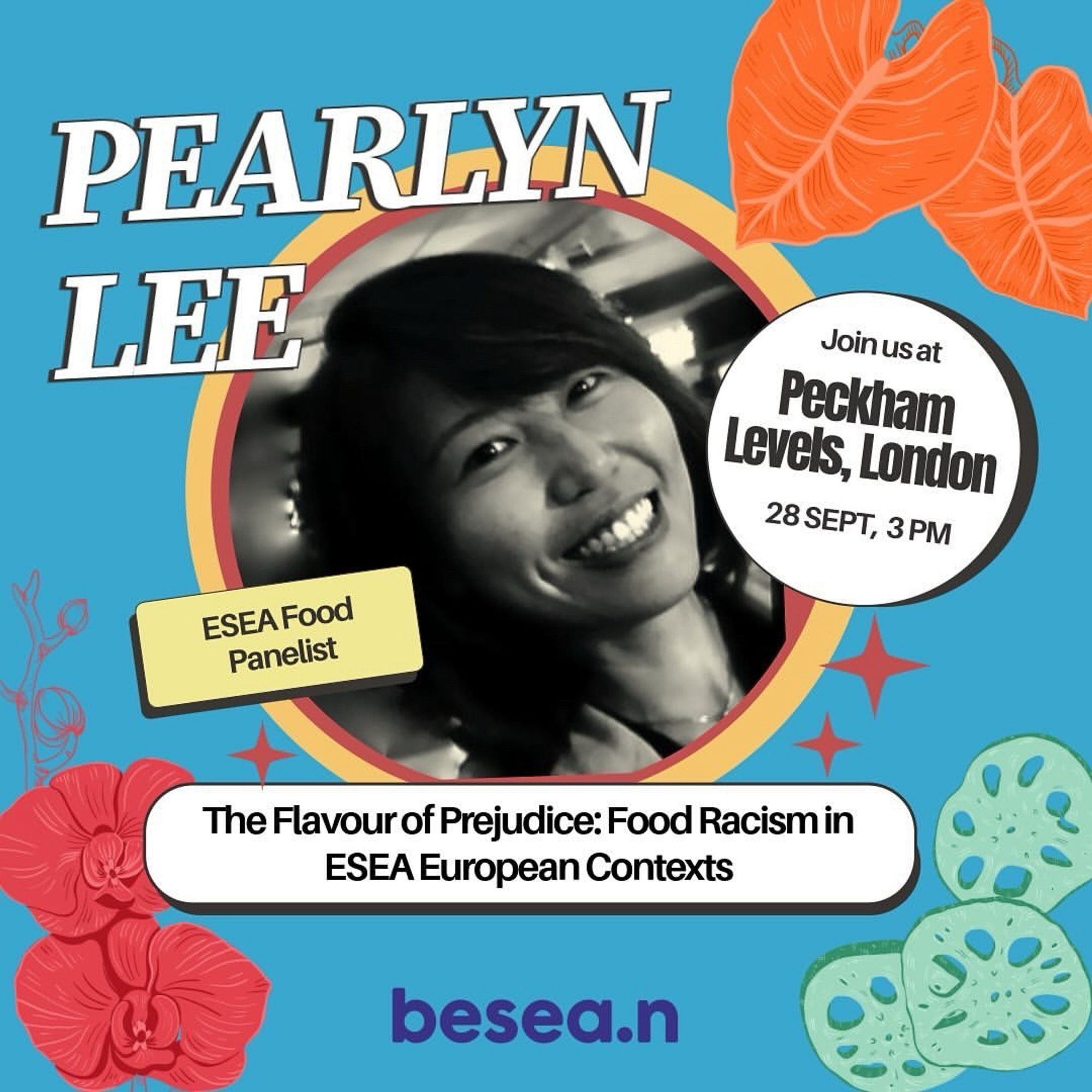 Promo image of chef and restaurateur Pearlyn Lee for besea.n’s Changing Seasons event