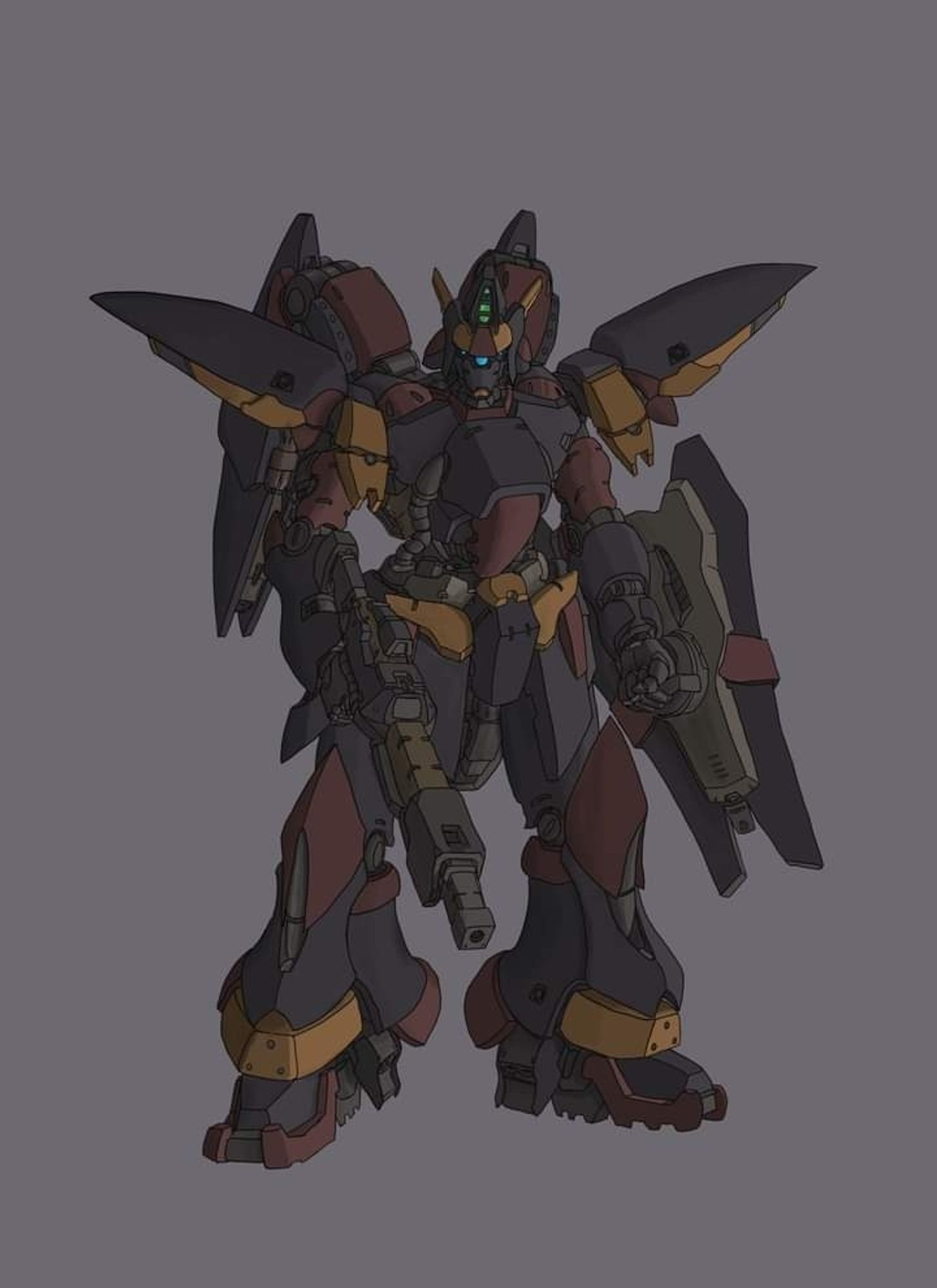 Sazabi-inspired warsuit, as-yet unnamed