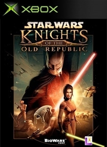 A picture of the cover of Star Wars Knights Of The Old Republic for the Xbox.