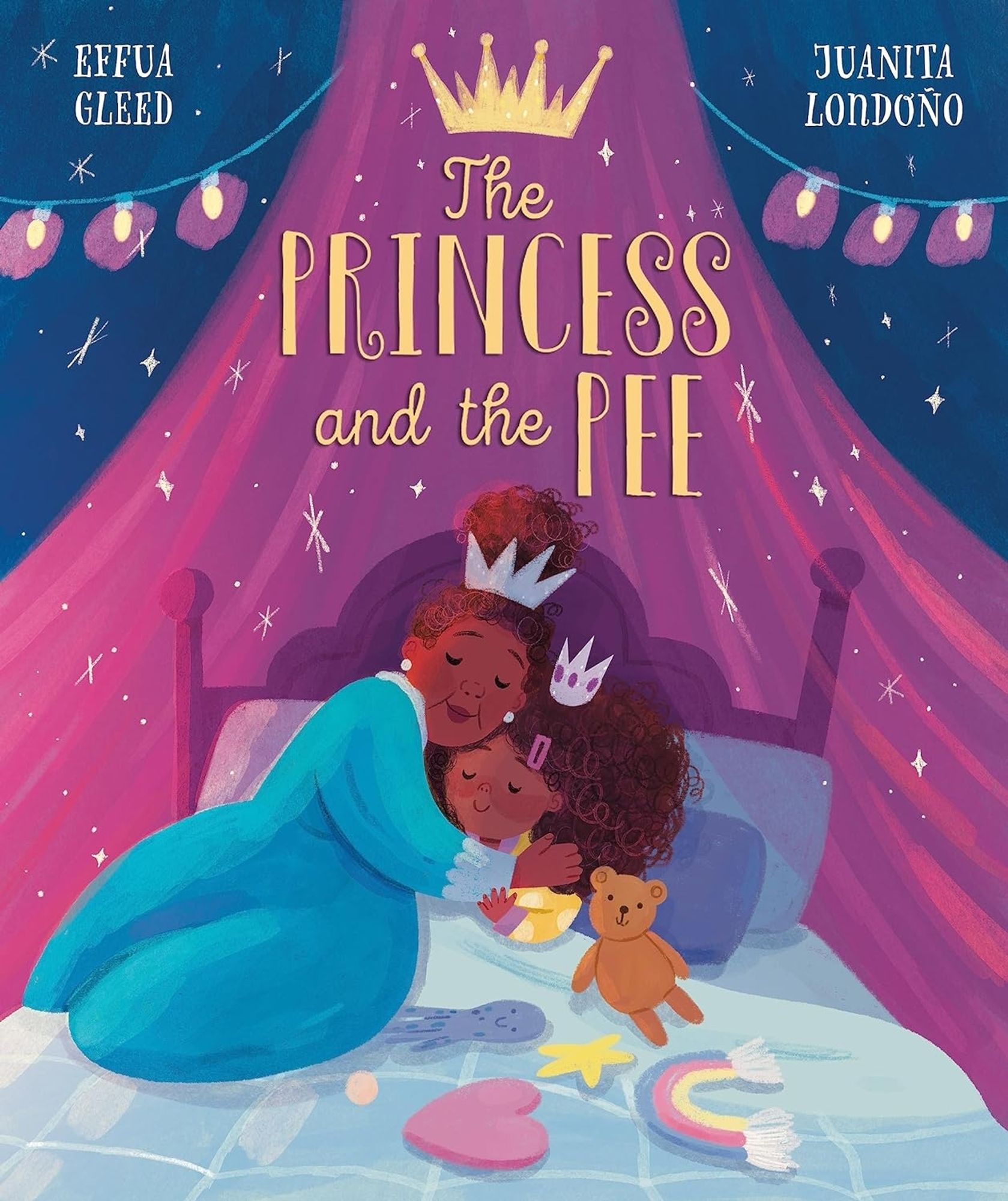 Picture book cover of the book The Princess and the Pee. Book release is today March 7