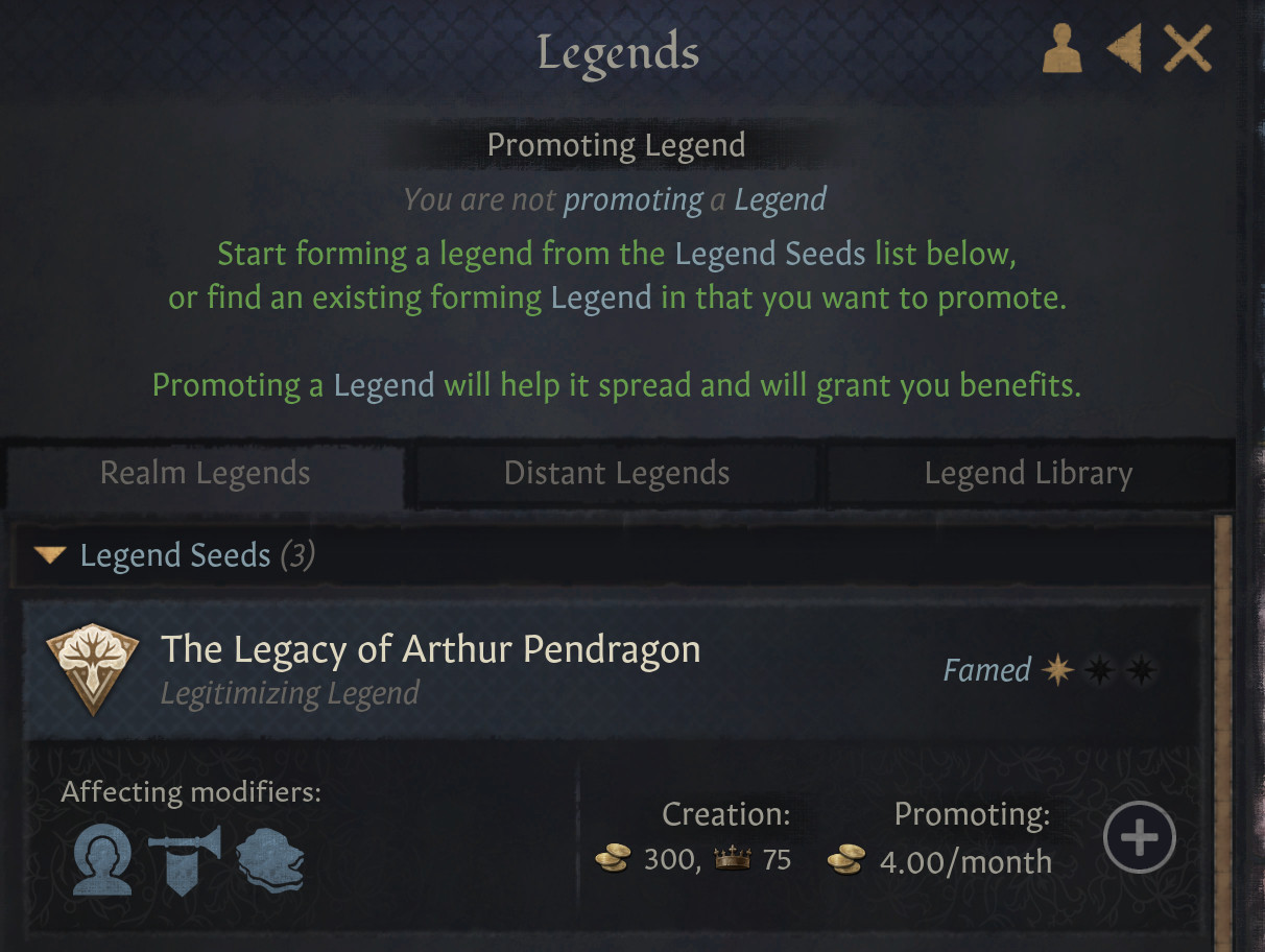 The Legacy of Arthur Pendragon (Legitimizing Legend)