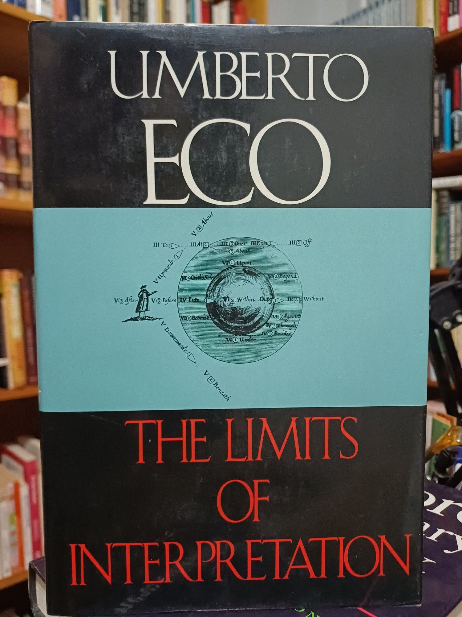 Cover of the English language edition of Umberto Eco's "The Limits of Interpretation".