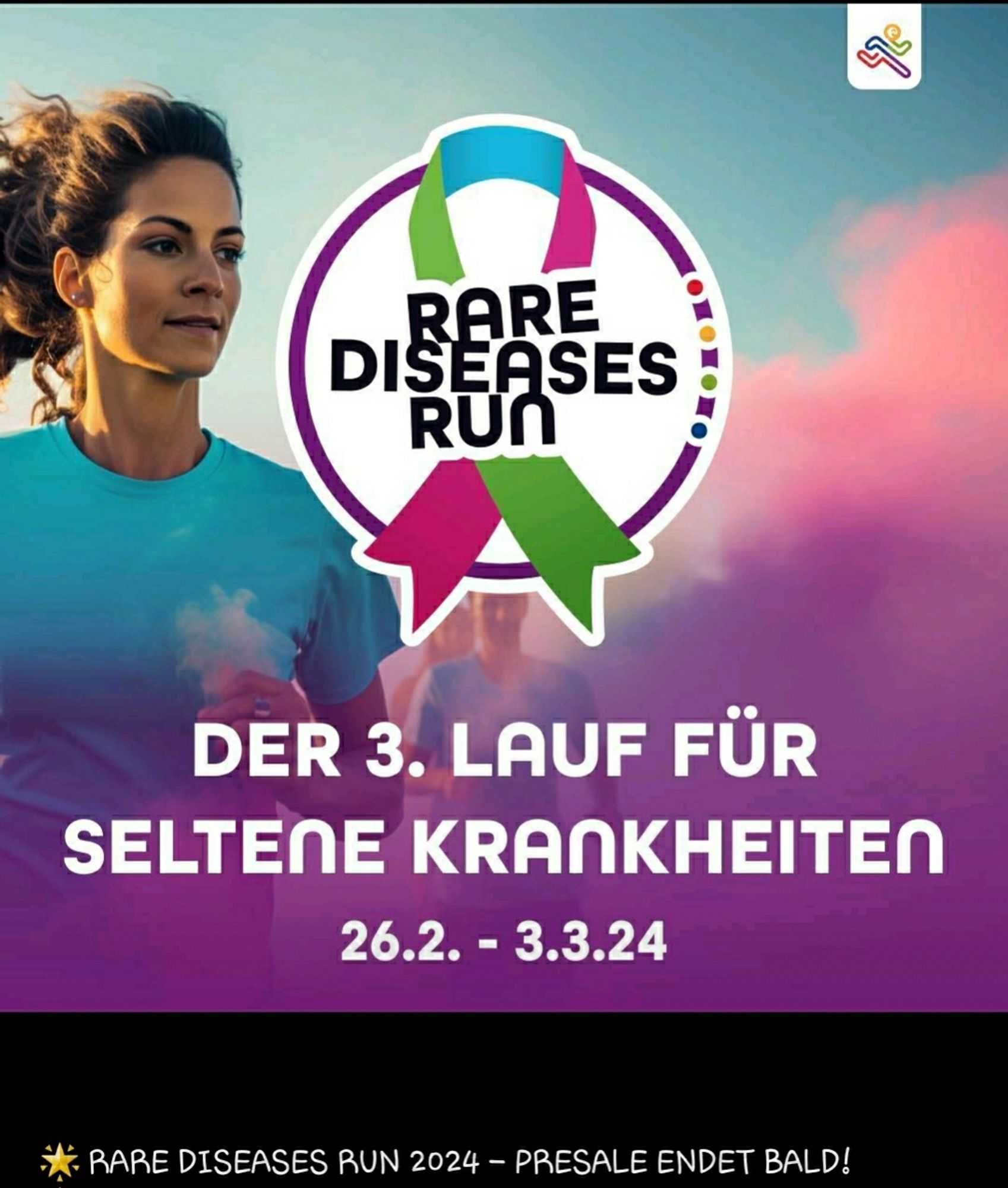 RareDiseasesRun 
Der 3.Lauf für Seltene Krankheiten 26.02.-03.03.2024