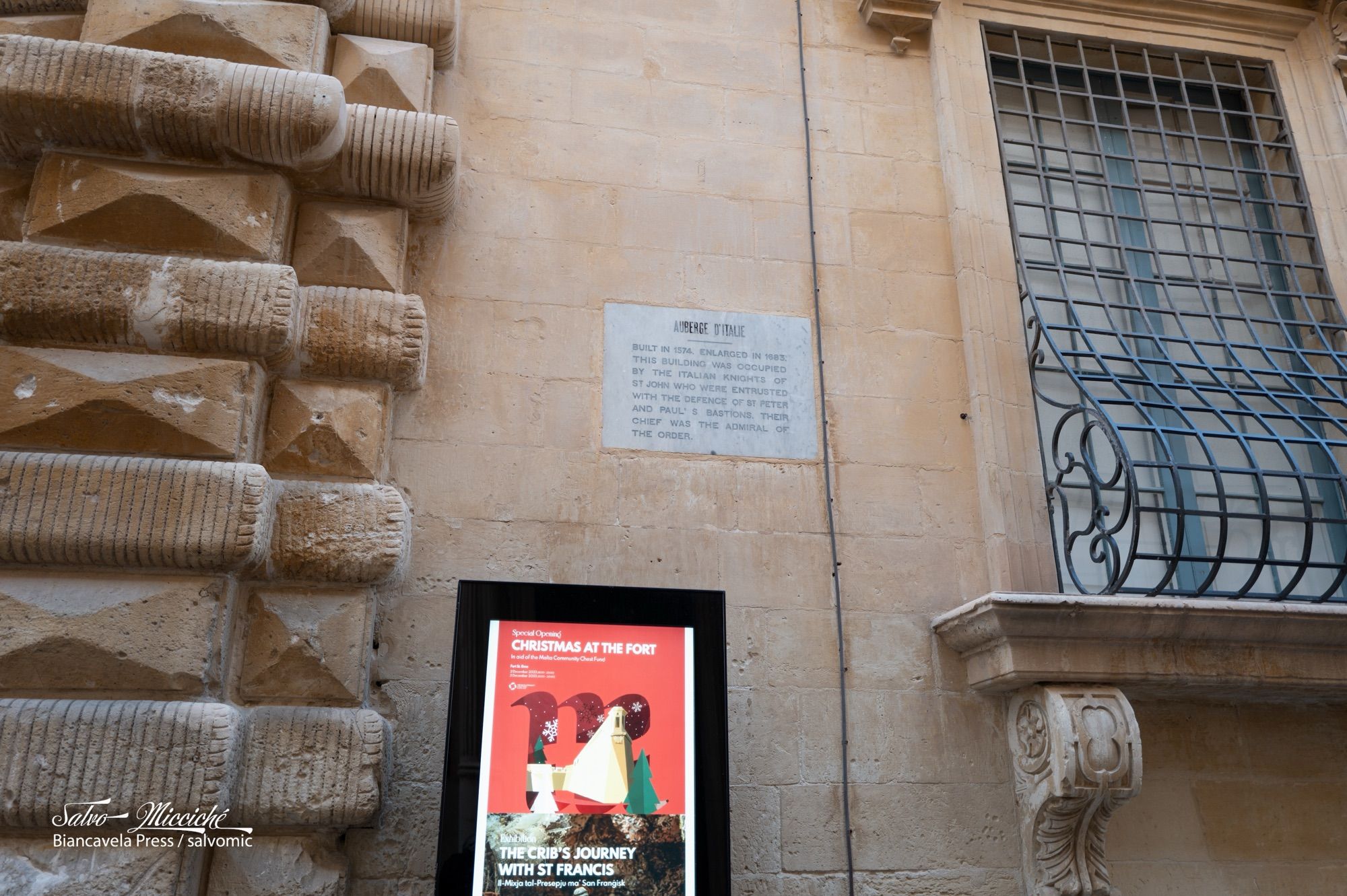 Auberge d’Italie (Valletta, Malta 🇲🇹)