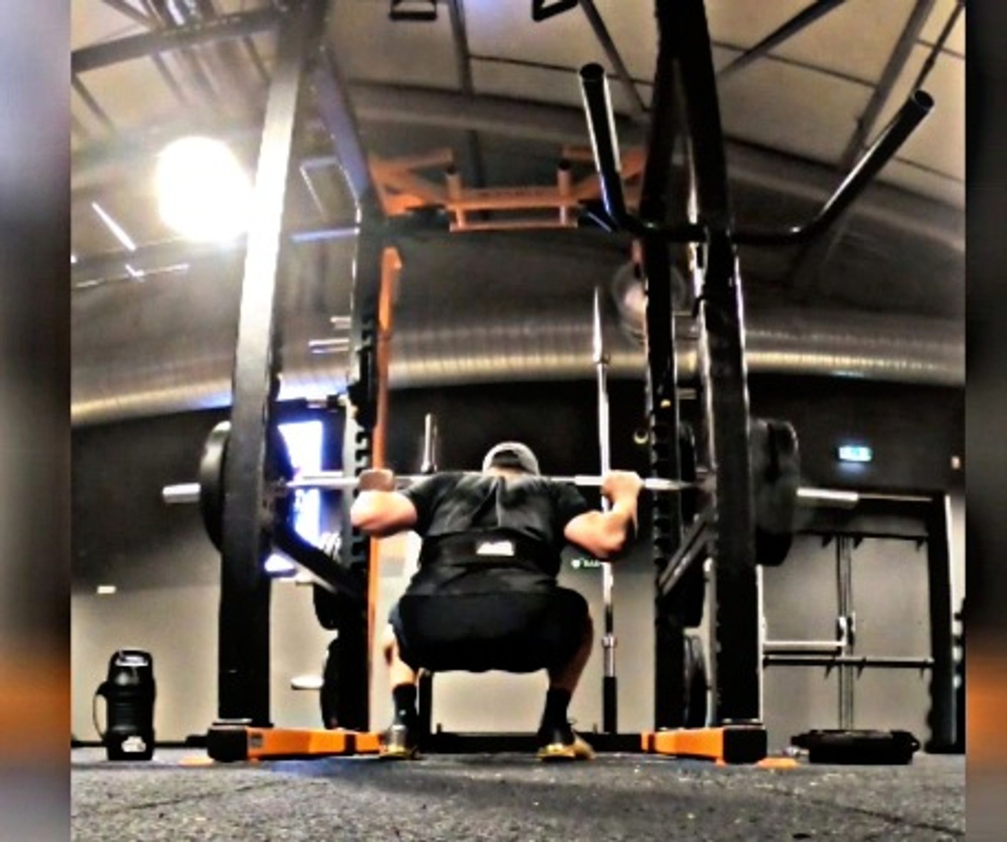 Petite session back squat @ 100 kg