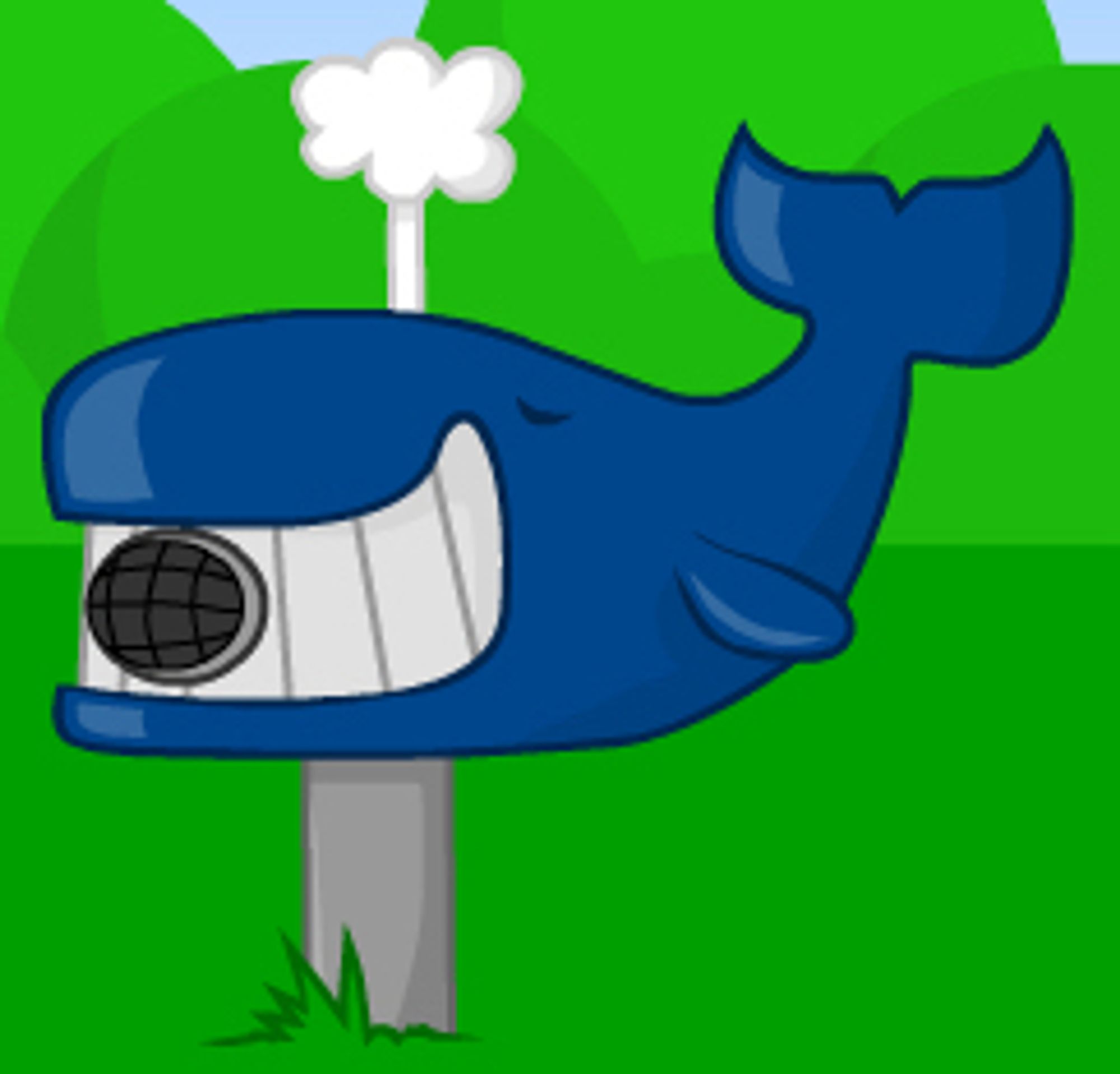 The “sever your leg please” garbled fast food speaker whale from Homestar Runner