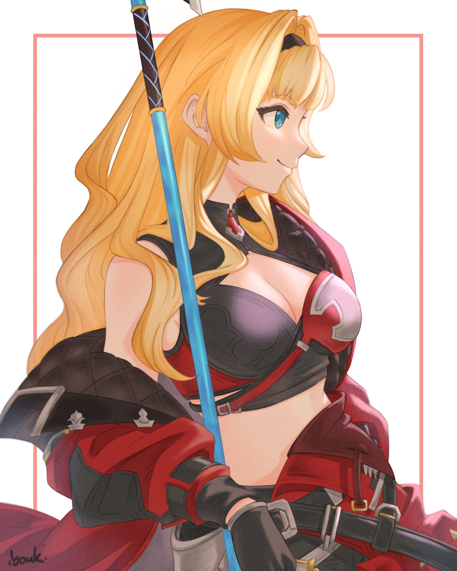 Zeta from Granblue Fantasy in her Grand outfit.