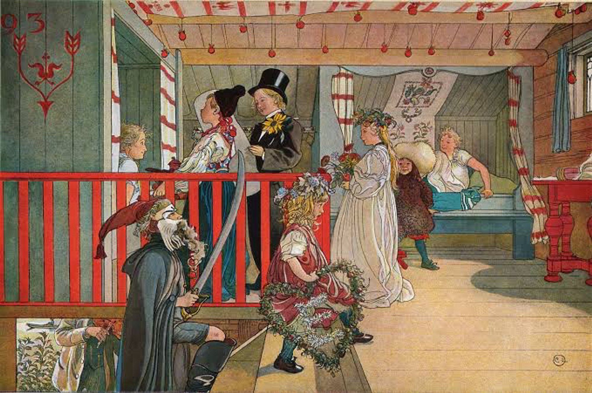 Illustration by Carl Larsson